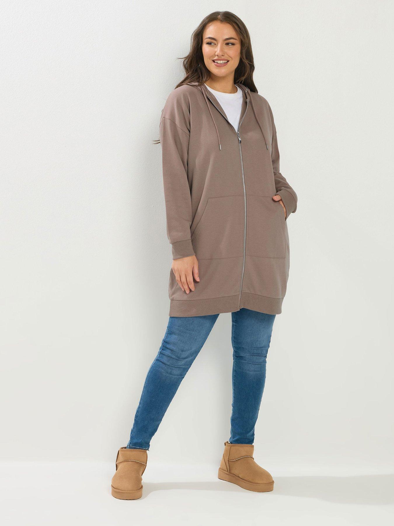  image of yours-curve-longline-hoodie