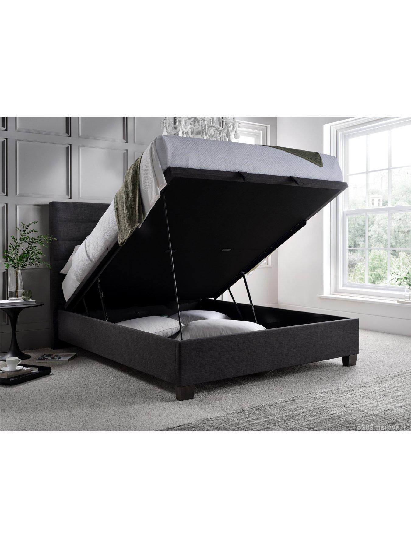  image of the-very-collection-liza-end-lift-up-storage-ottoman-with-airsprung-mattress-options-buy-amp-save-slate