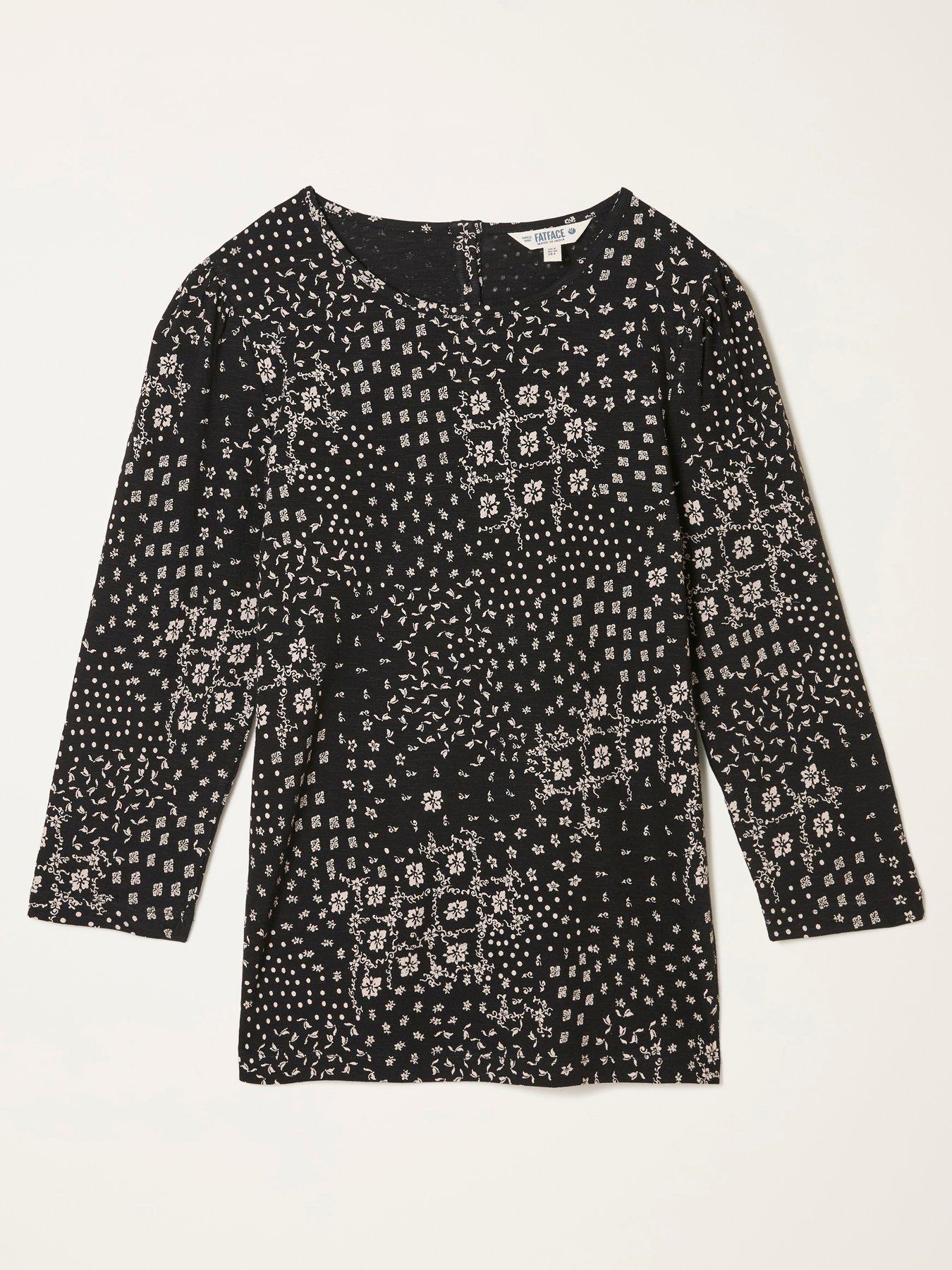 Image 6 of 6 of FatFace Ria Mono Patchwork P - Black