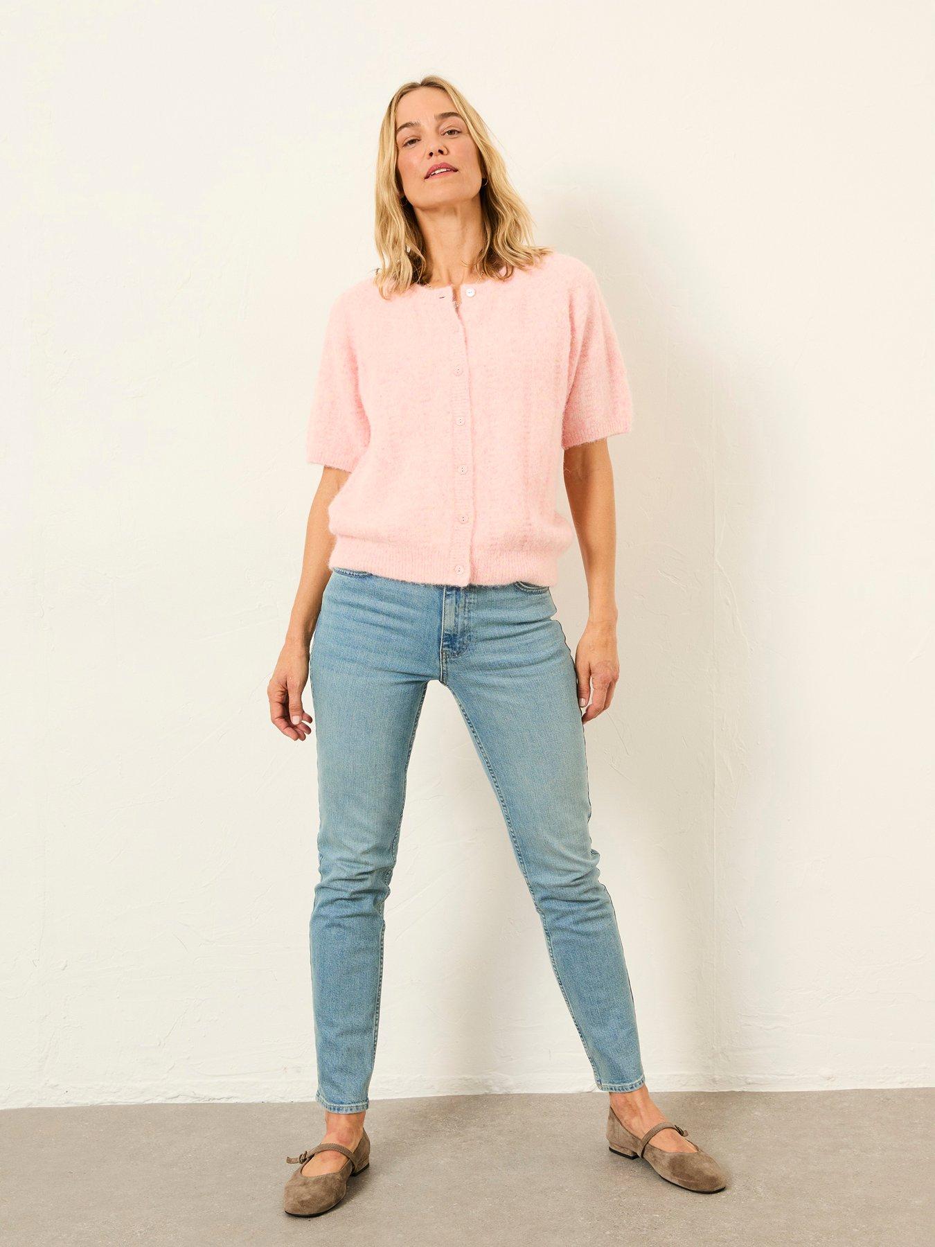 Image 3 of 6 of FatFace Georgina Cardigan - Pink