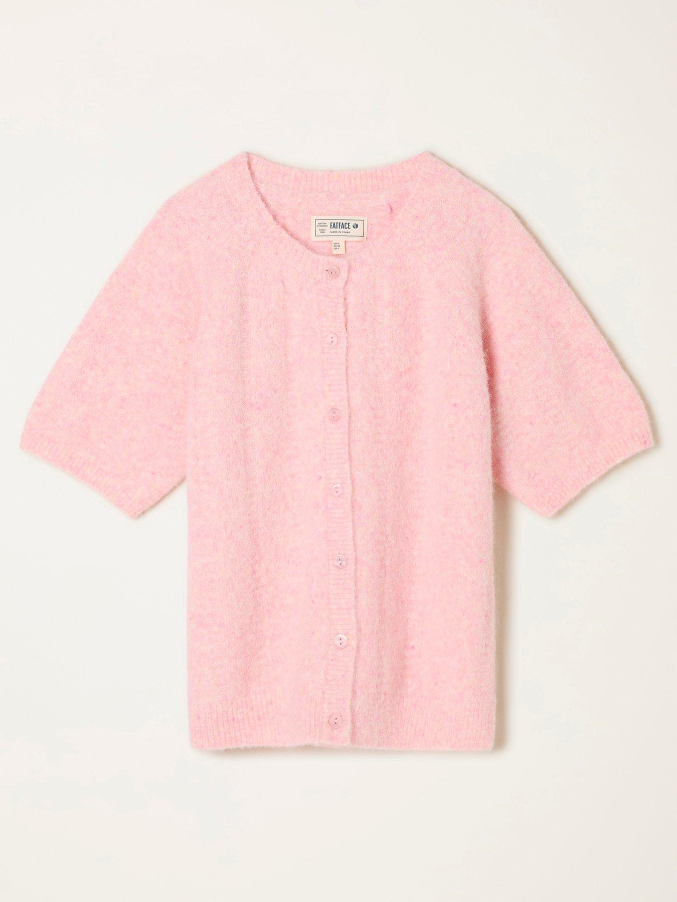 Image 6 of 6 of FatFace Georgina Cardigan - Pink