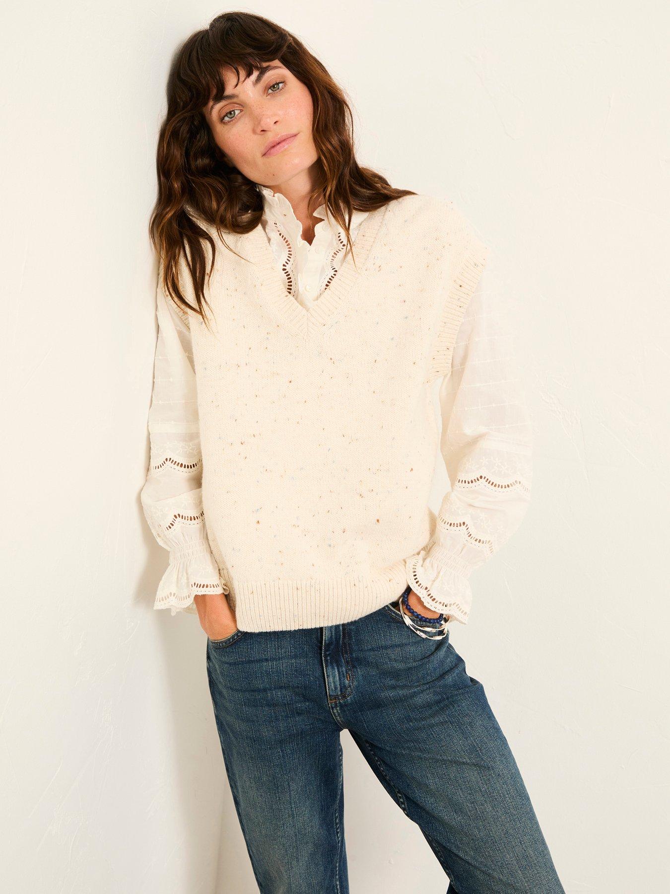 Image 1 of 6 of FatFace Remi Tank - Ivory