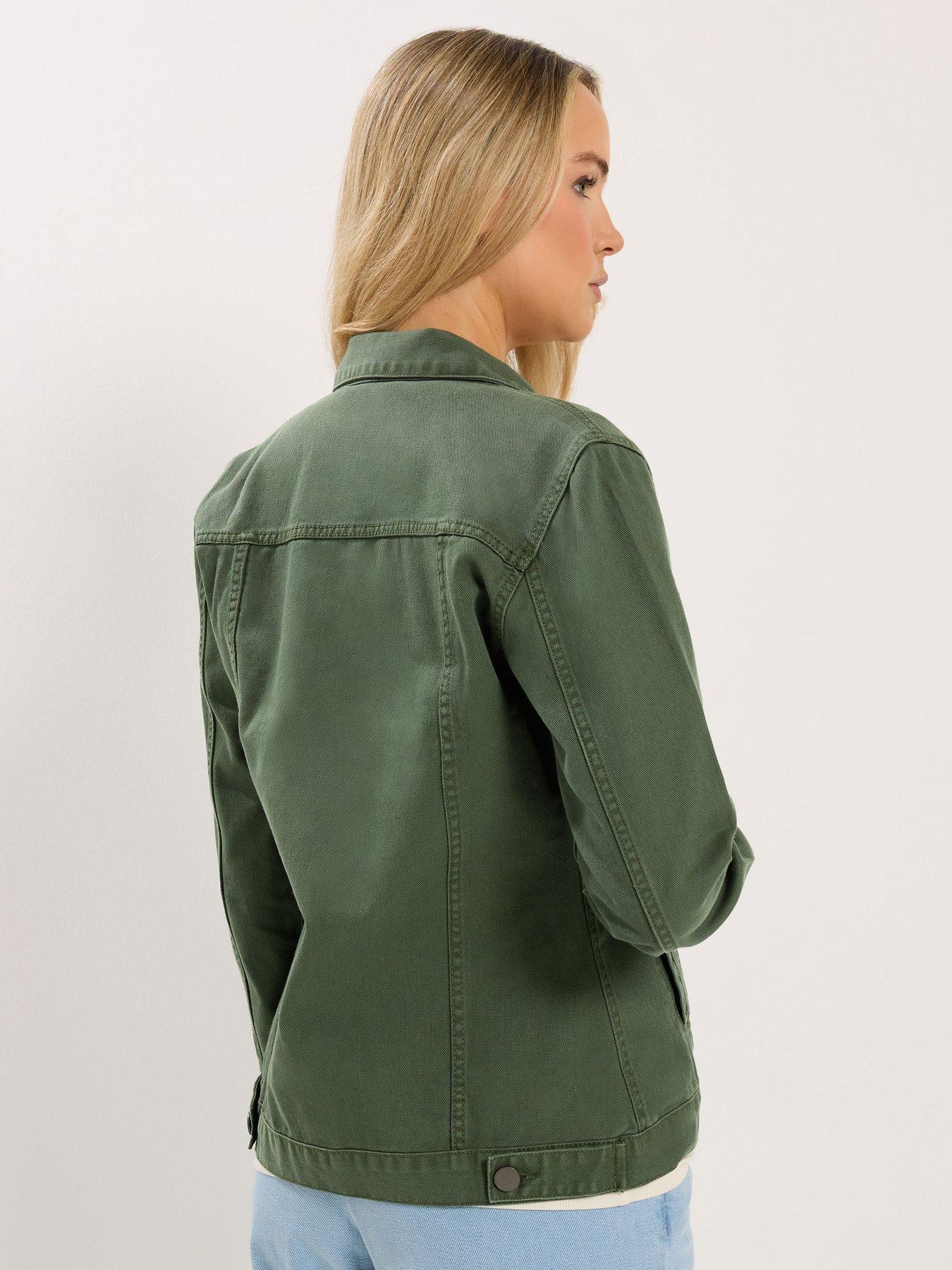 stillFront image of long-tall-sally-tall-denim-jacket