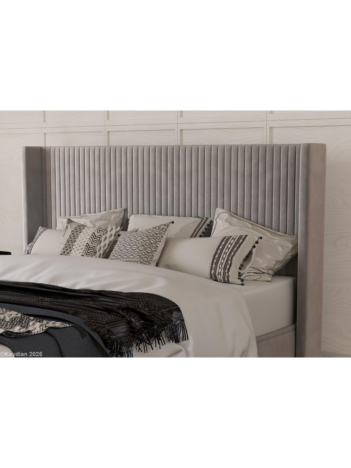 Image 3 of 6 of The Very Collection Orchard End Lift Up Storage Ottoman Bed with Airsprung Mattress Options (Buy &amp; SAVE!) - Taupe
