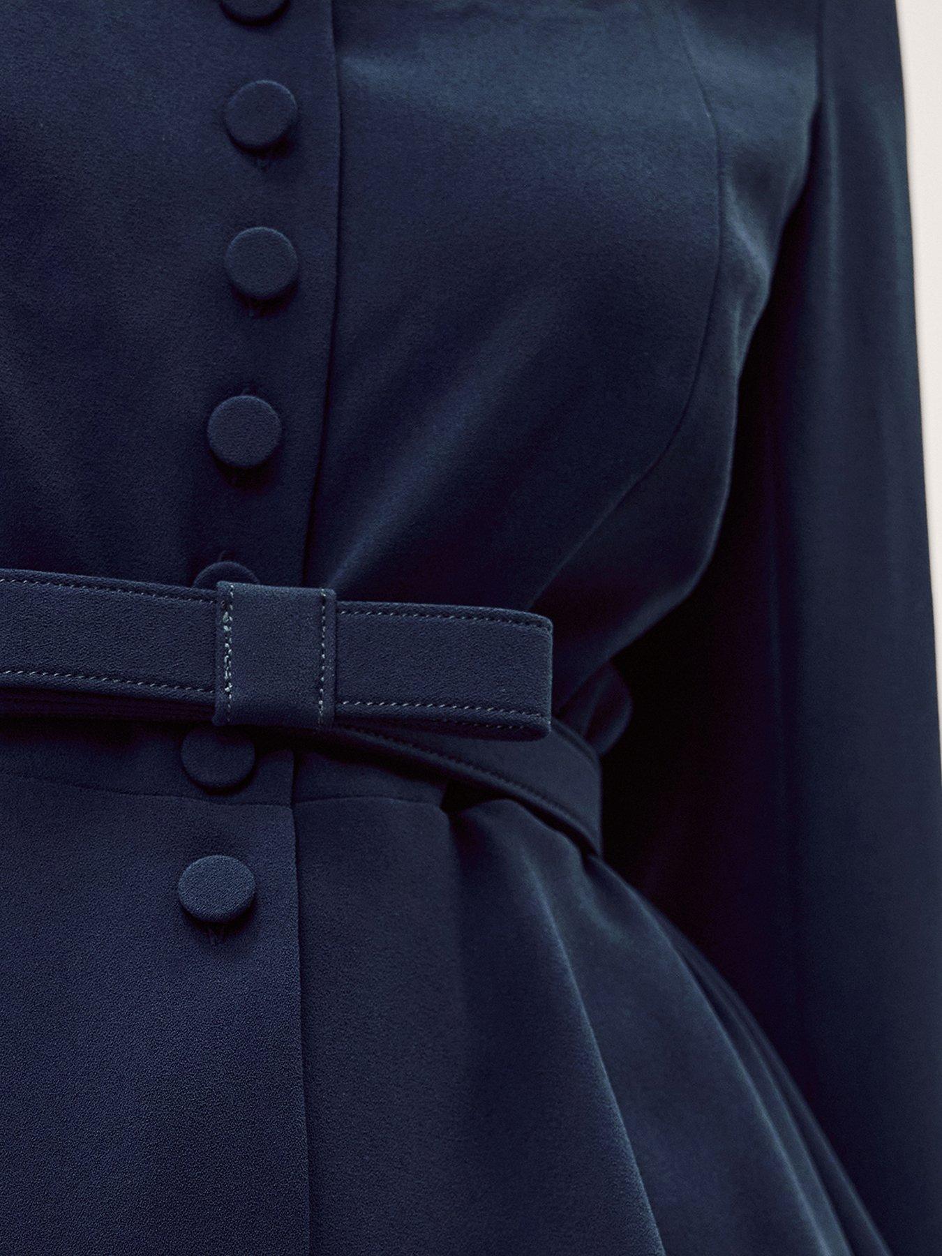  image of monsoon-erin-peplum-jacket-navy