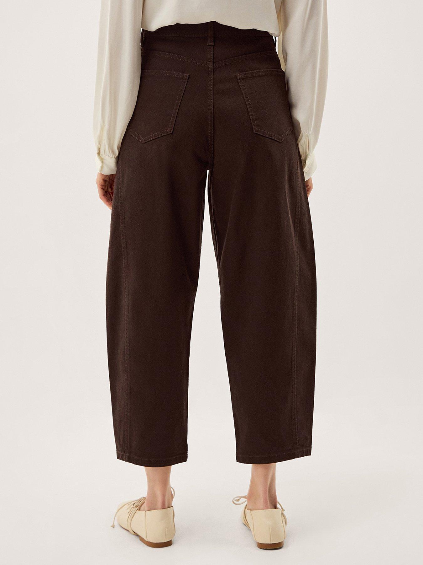 Image 2 of 5 of Monsoon Lacey Barrel Jean - Brown