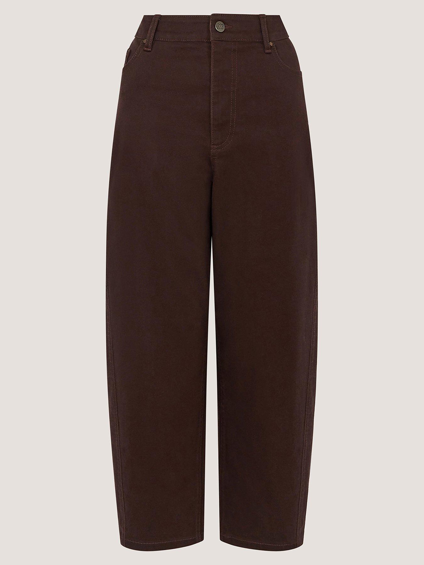 Image 5 of 5 of Monsoon Lacey Barrel Jean - Brown