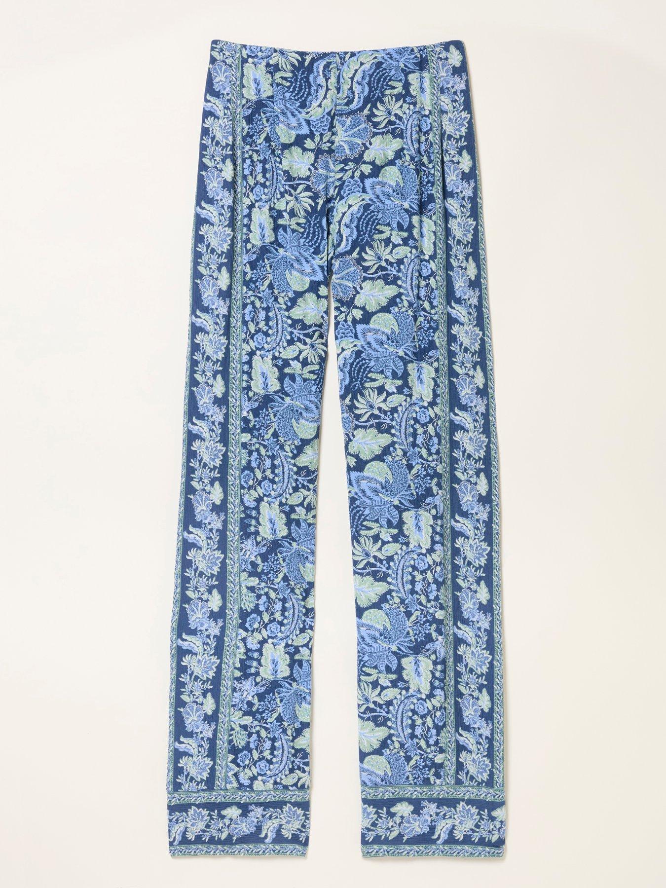 Image 6 of 6 of FatFace Ines Woodlblock Bloo - Blue