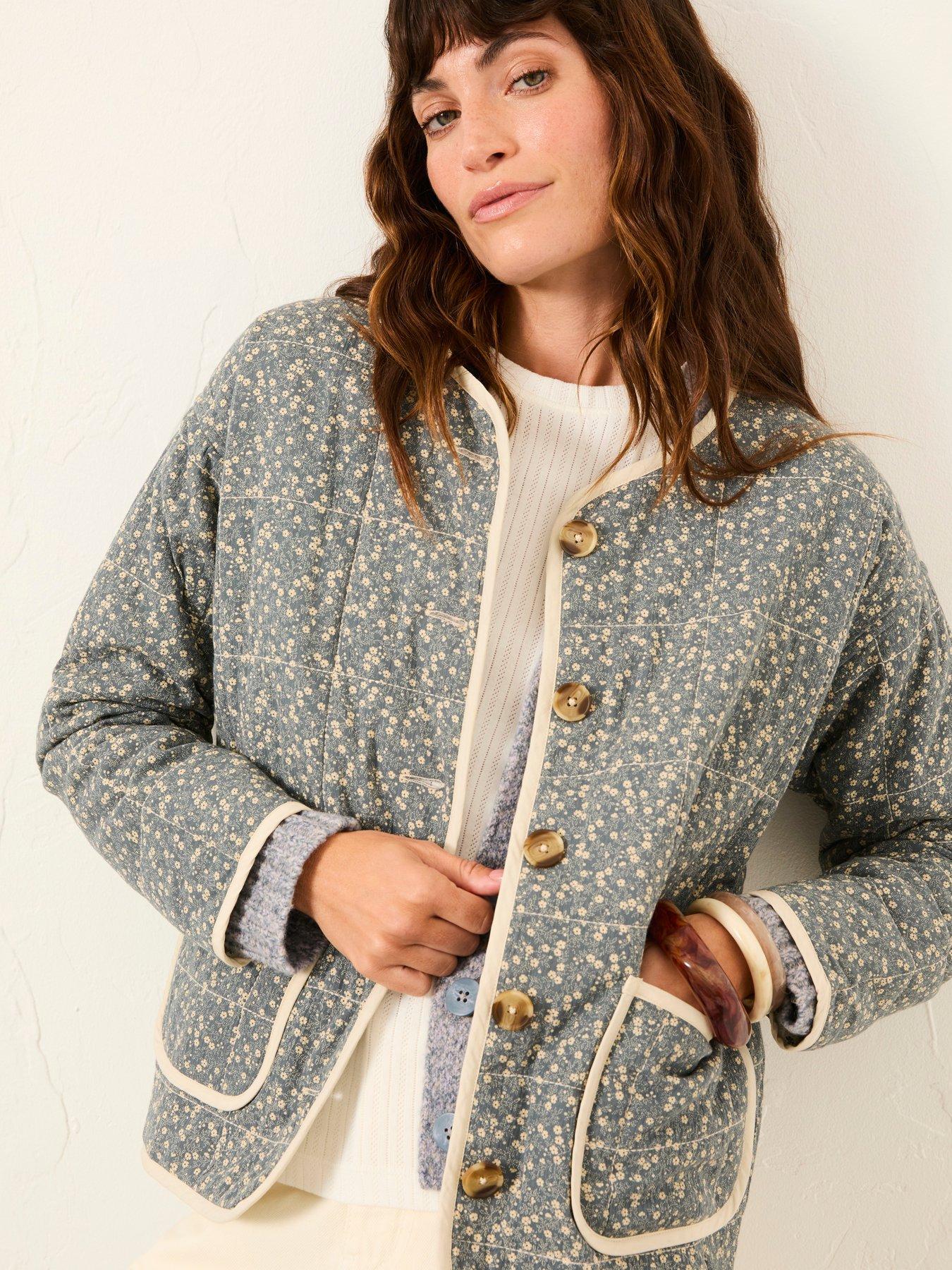  image of fatface-milly-quilted-jacket-blue