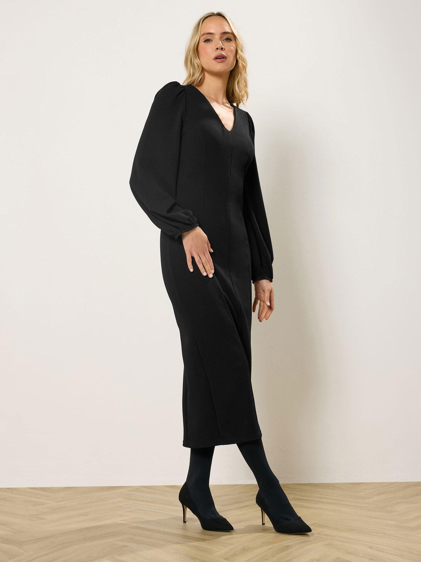 Image 1 of 5 of Long Tall Sally Tall Seam Detail Midi Dress