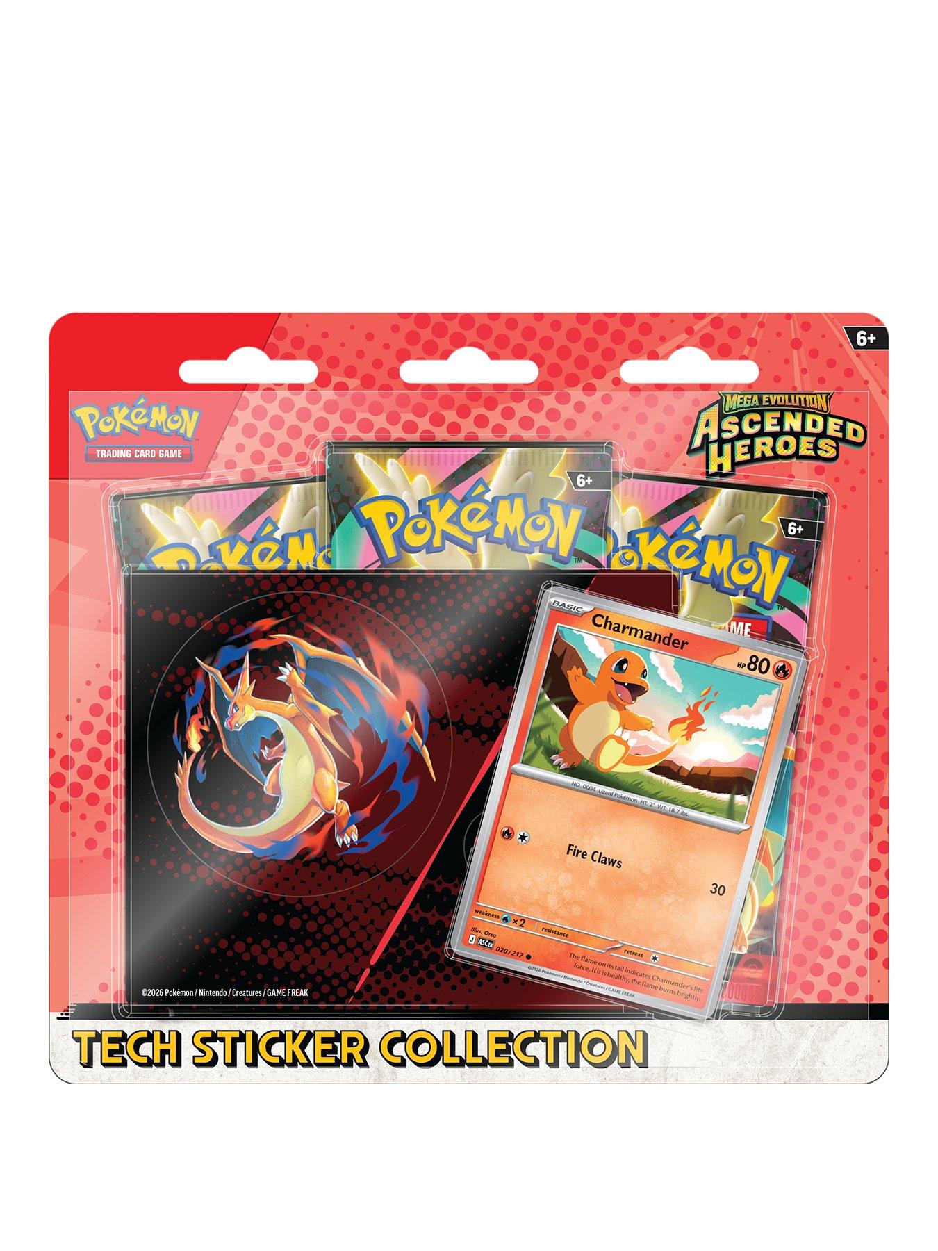 Pokemon TCG: Mega Evolution Ascended Heroes - Tech Sticker Collection - Charmander