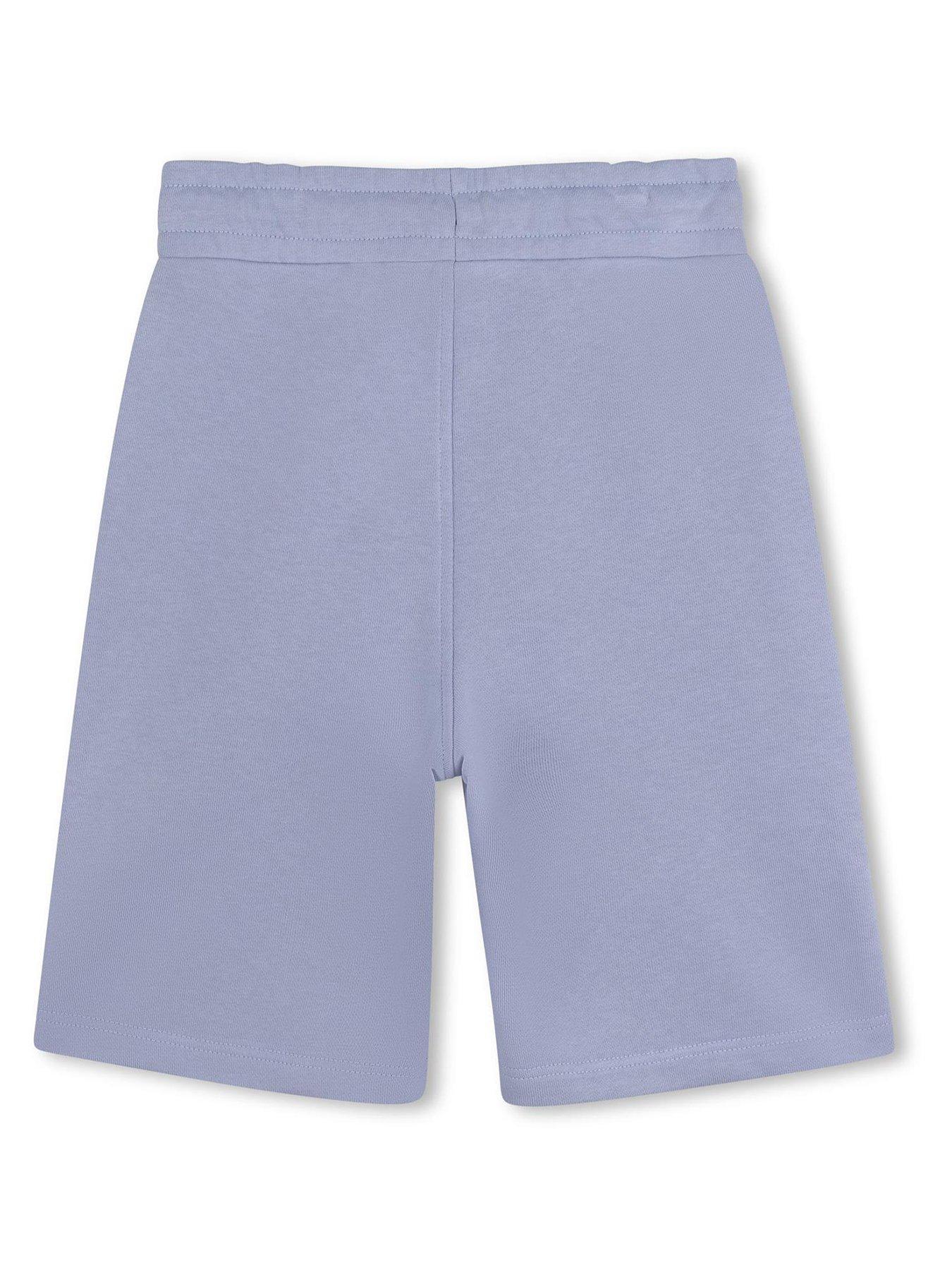  image of boss-boys-logo-shorts-blue