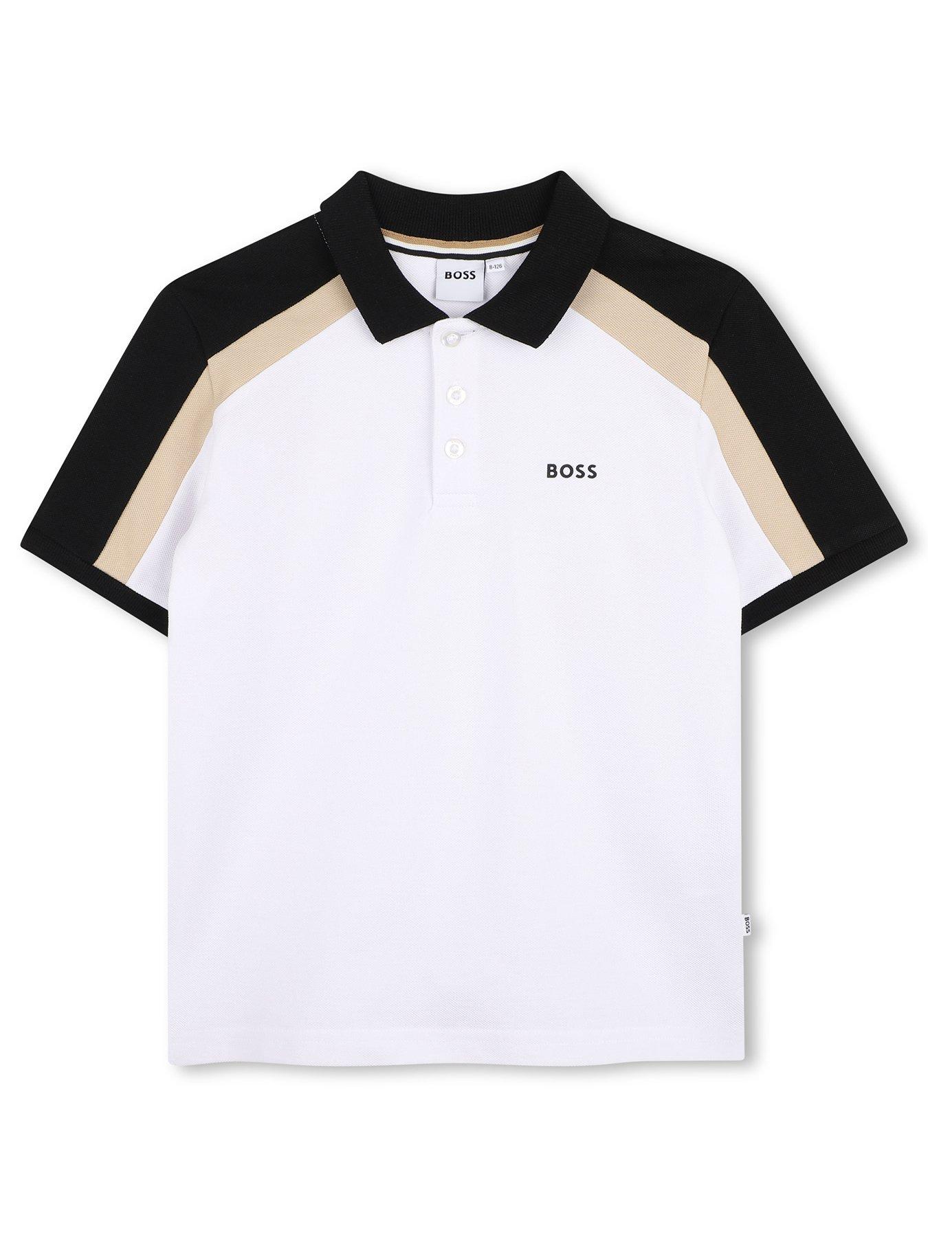 boss-boys-colour-block-short-sleeve-polo-white