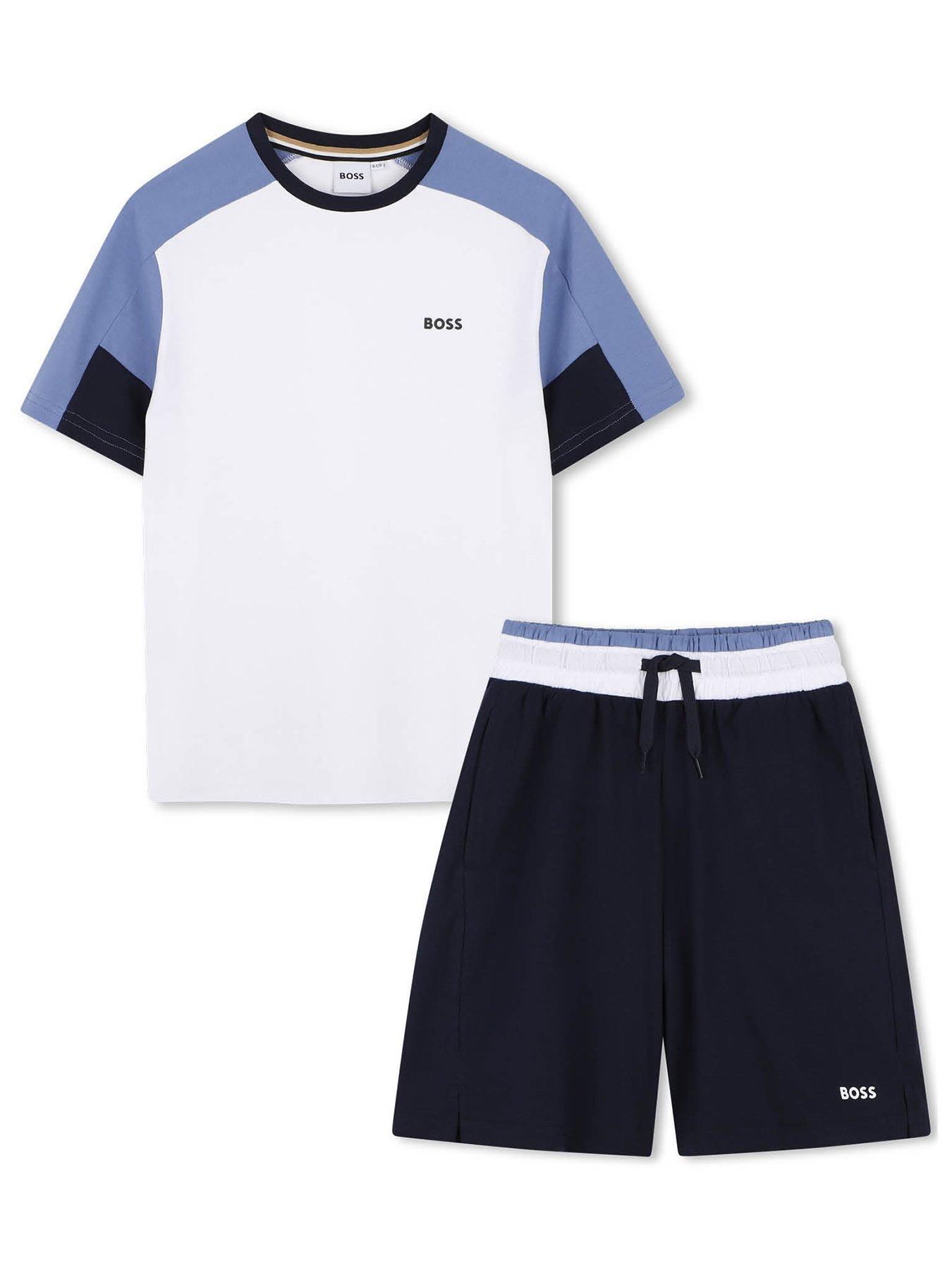 boss-boys-colour-block-t-shirt-and-short-set-navy