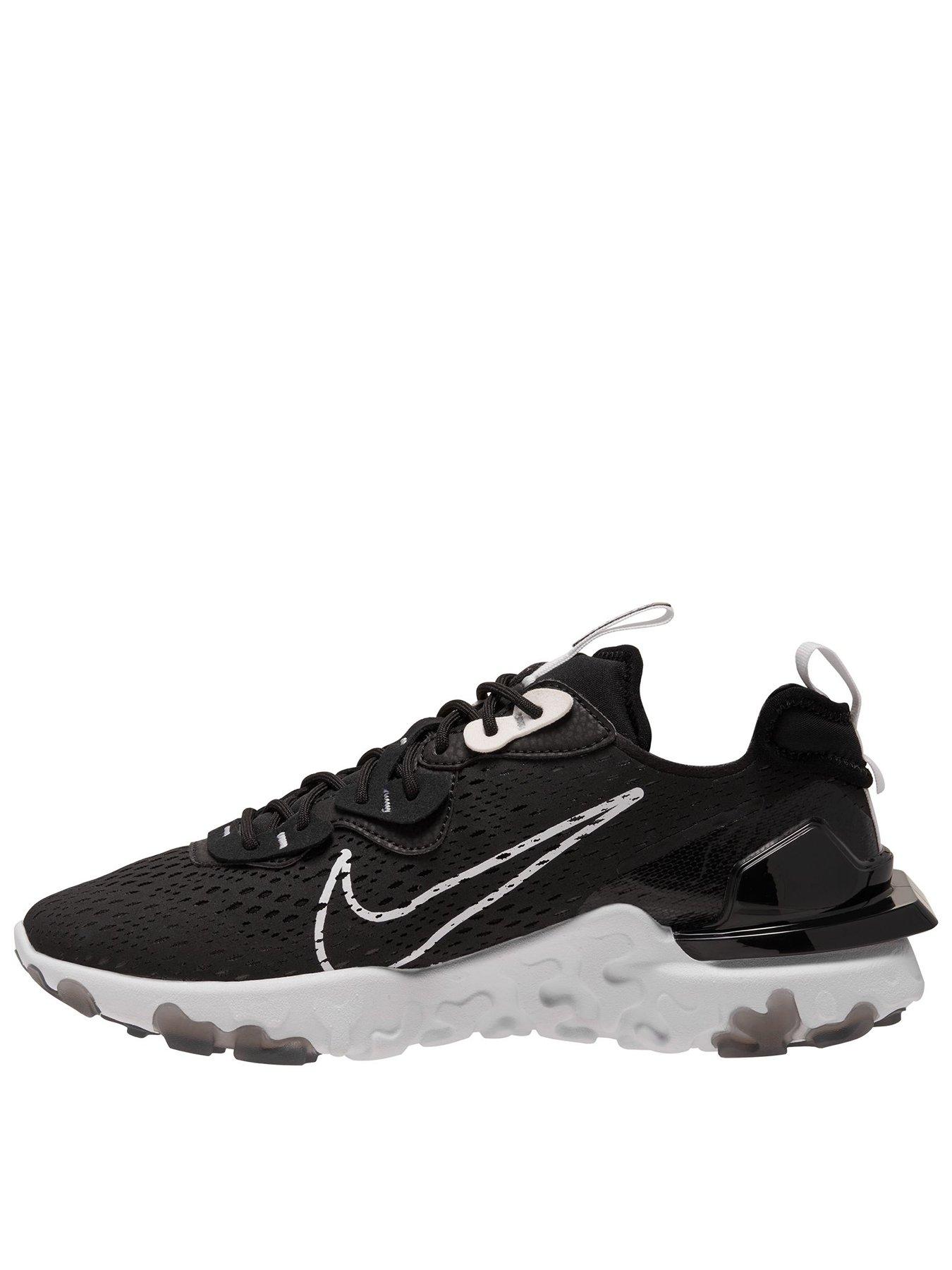 Image 1 of 7 of Nike Mens React Vision Trainers - Black/White