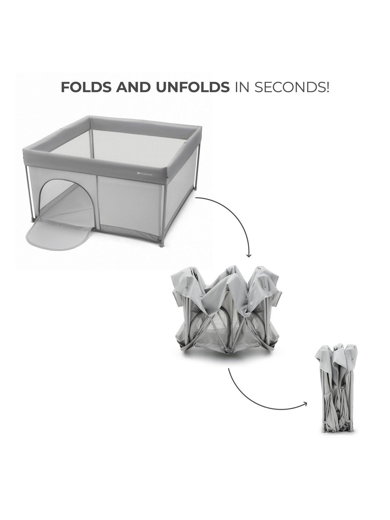  image of kinderkraft-ziki-playpen-grey
