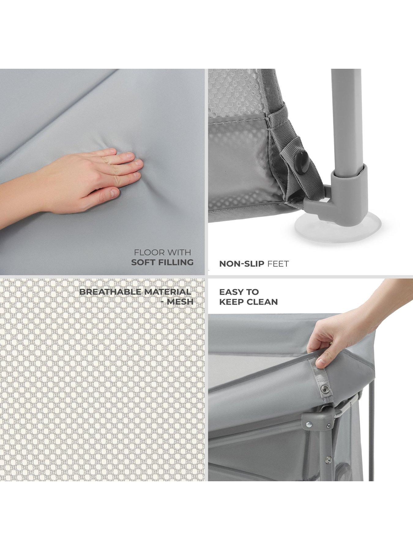  image of kinderkraft-ziki-playpen-grey