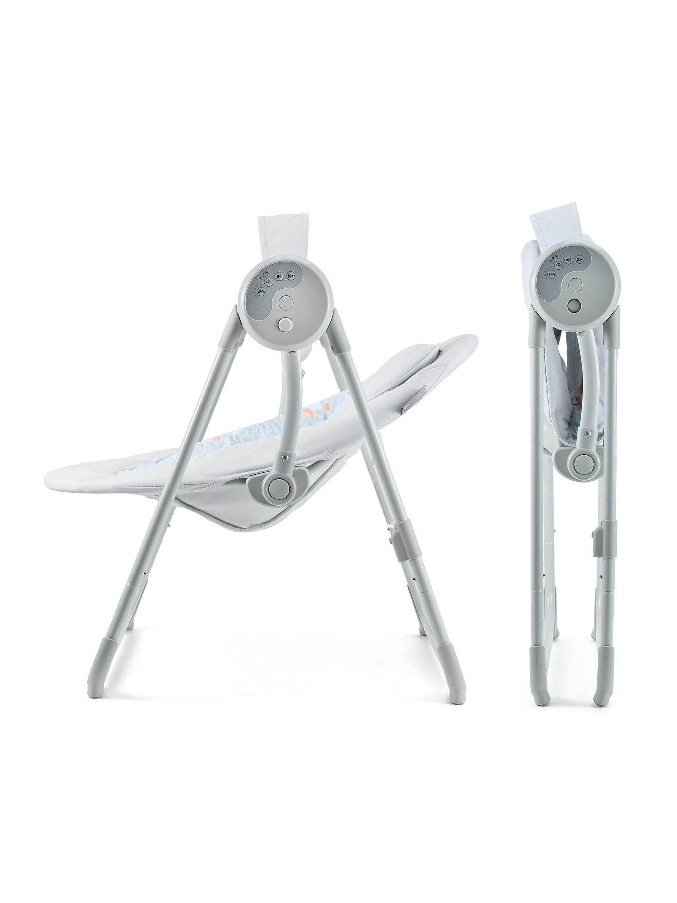 Image 4 of 8 of Kinderkraft Swingee - Electric Rocking Swing - Grey