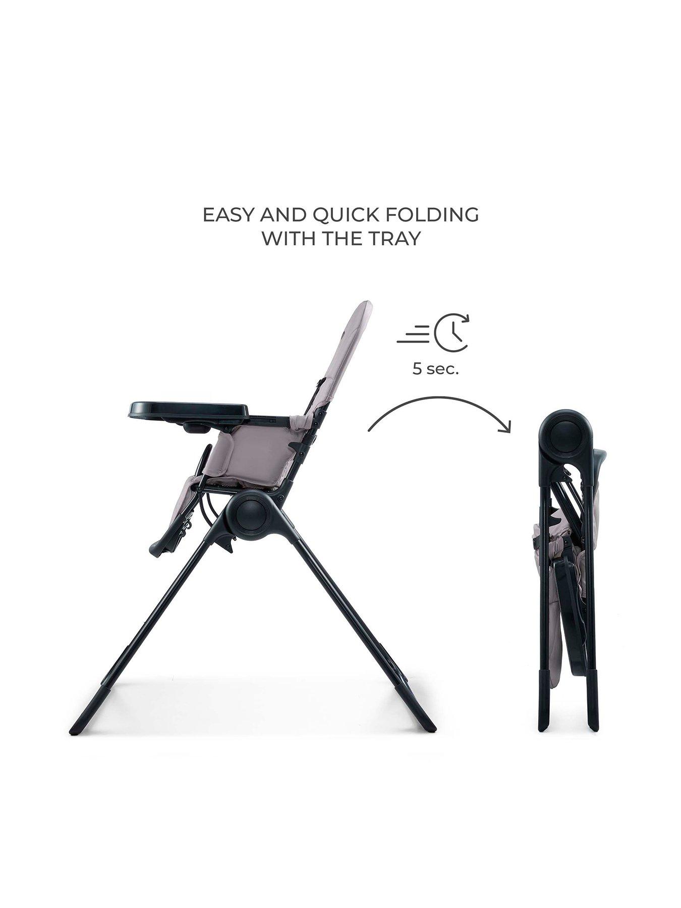  image of kinderkraft-binci-high-chair-grey