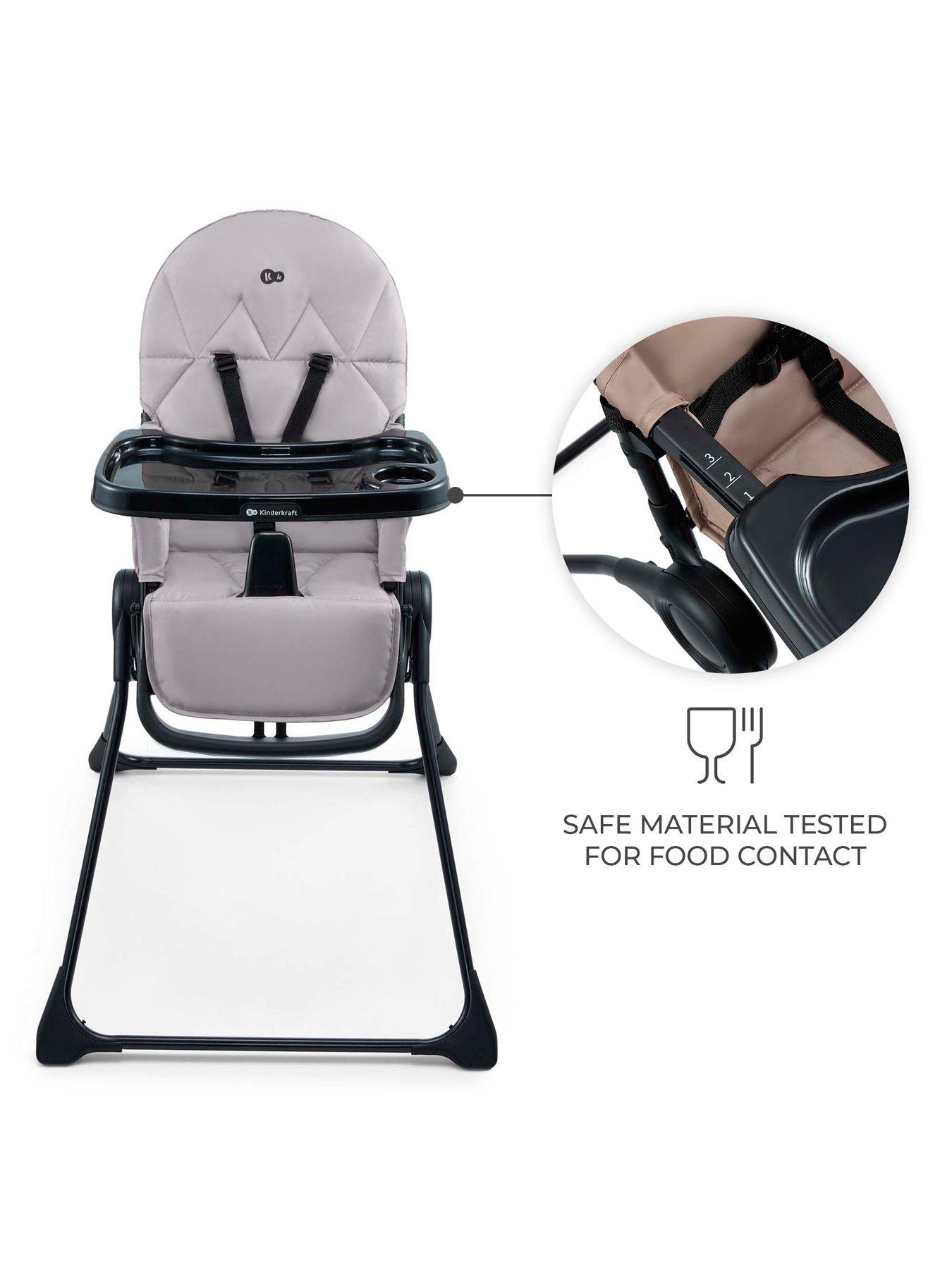 image of kinderkraft-binci-high-chair-grey