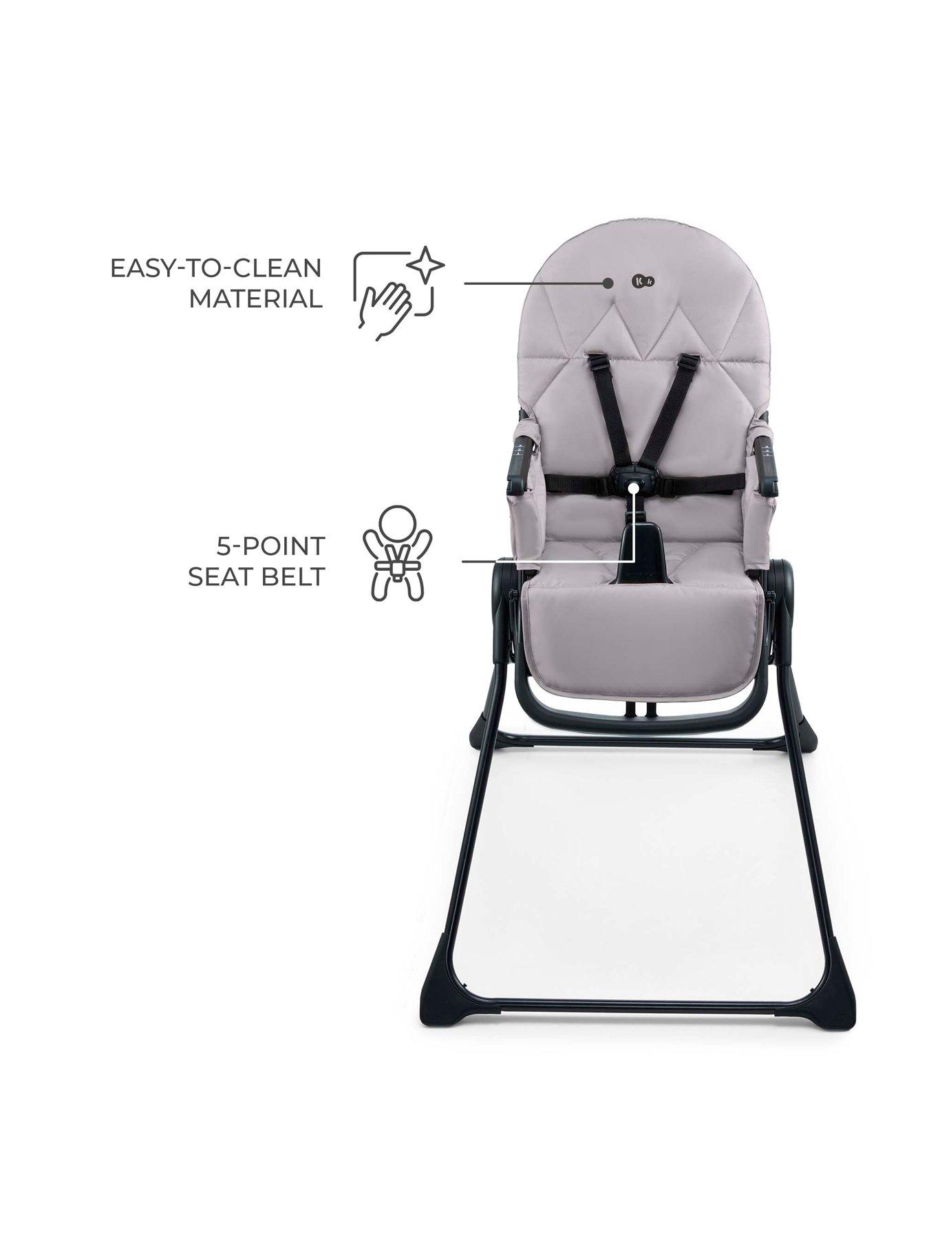  image of kinderkraft-binci-high-chair-grey