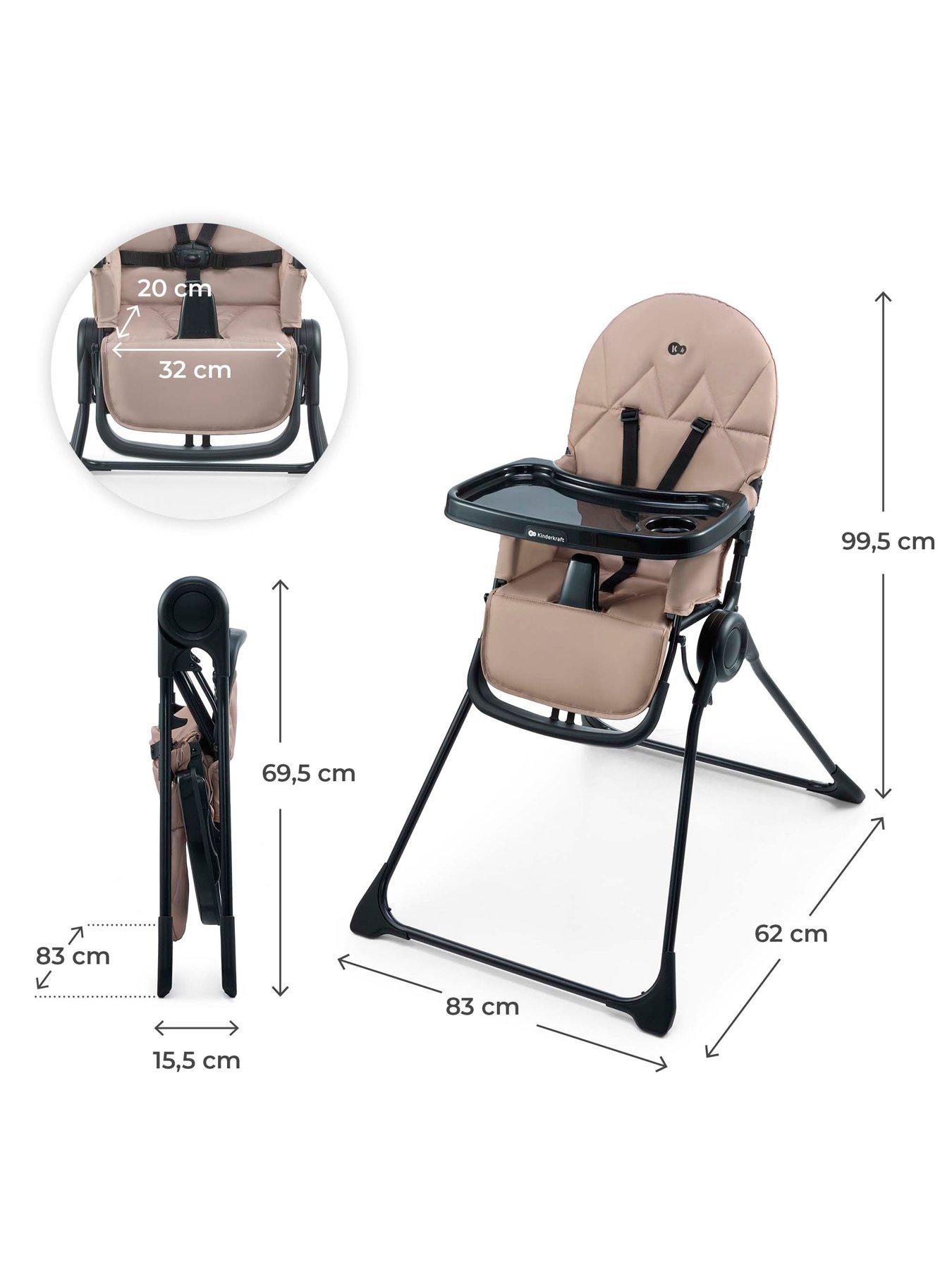  image of kinderkraft-binci-high-chair-beige