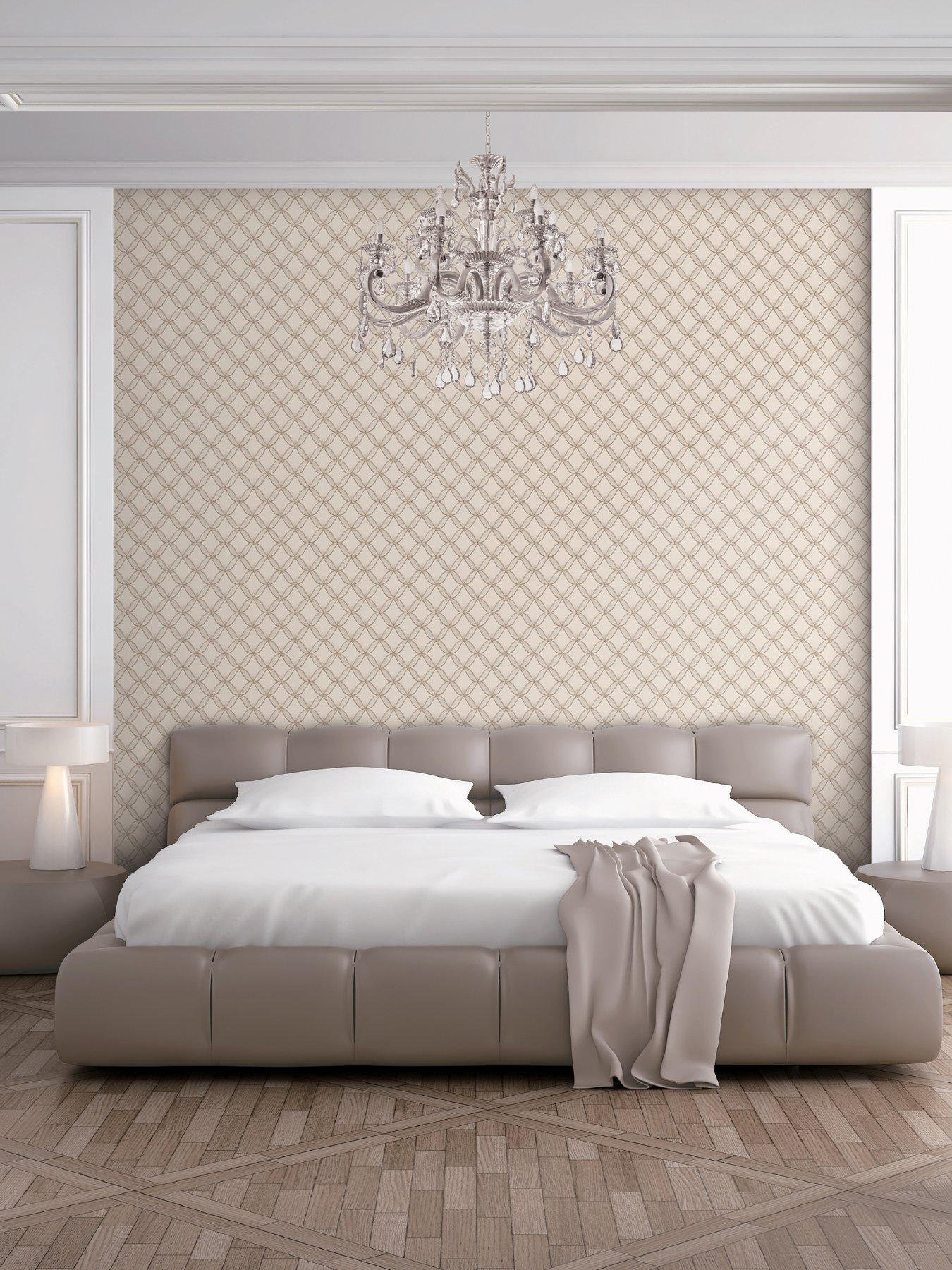 Design ID Did Geometric Cream Wallpaper