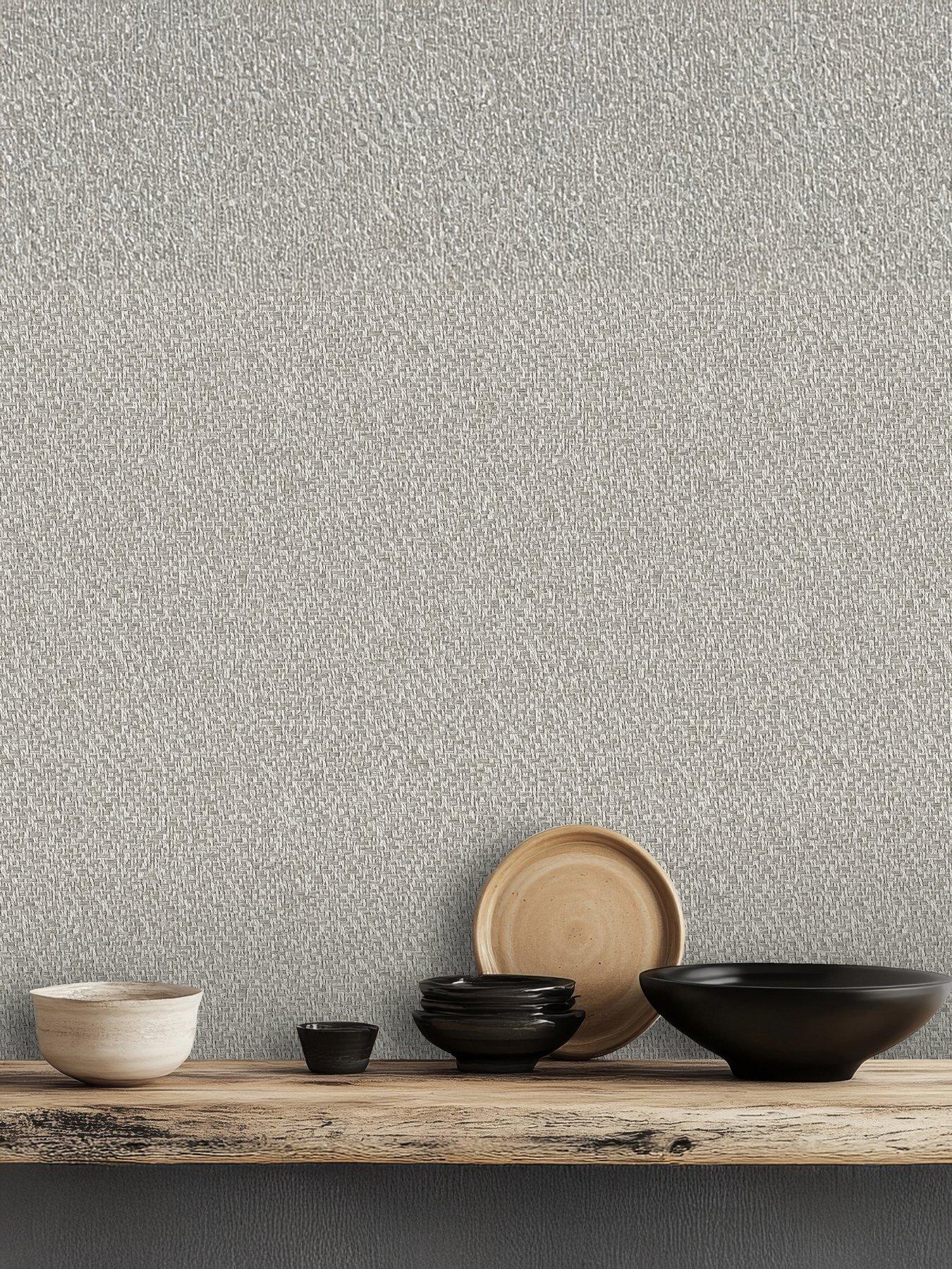 Image 1 of 5 of Design ID Did Natures Weave Taupe Wallpaper