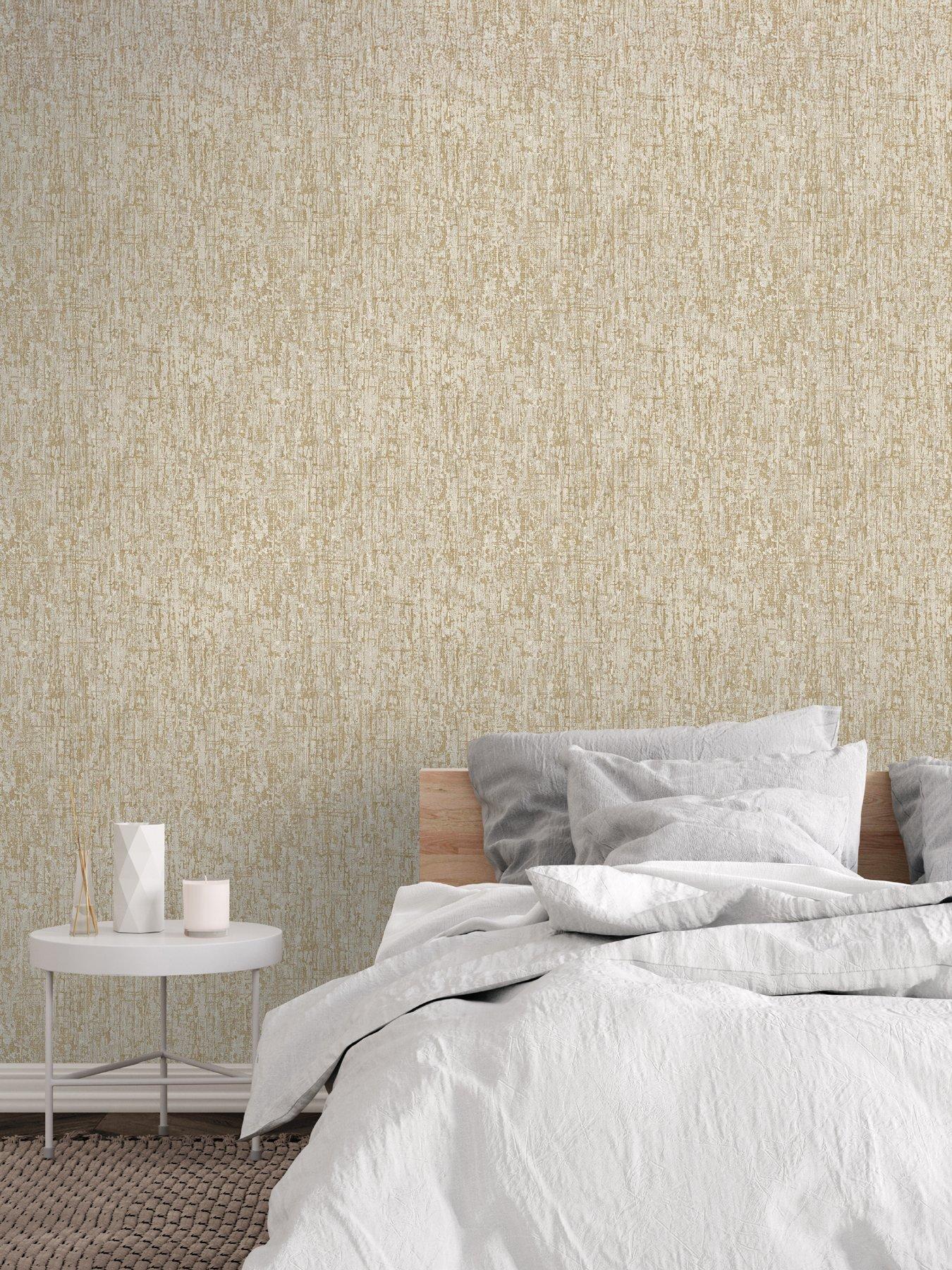 Image 5 of 5 of Design ID Did Concrete Antique Gold Wallpaper