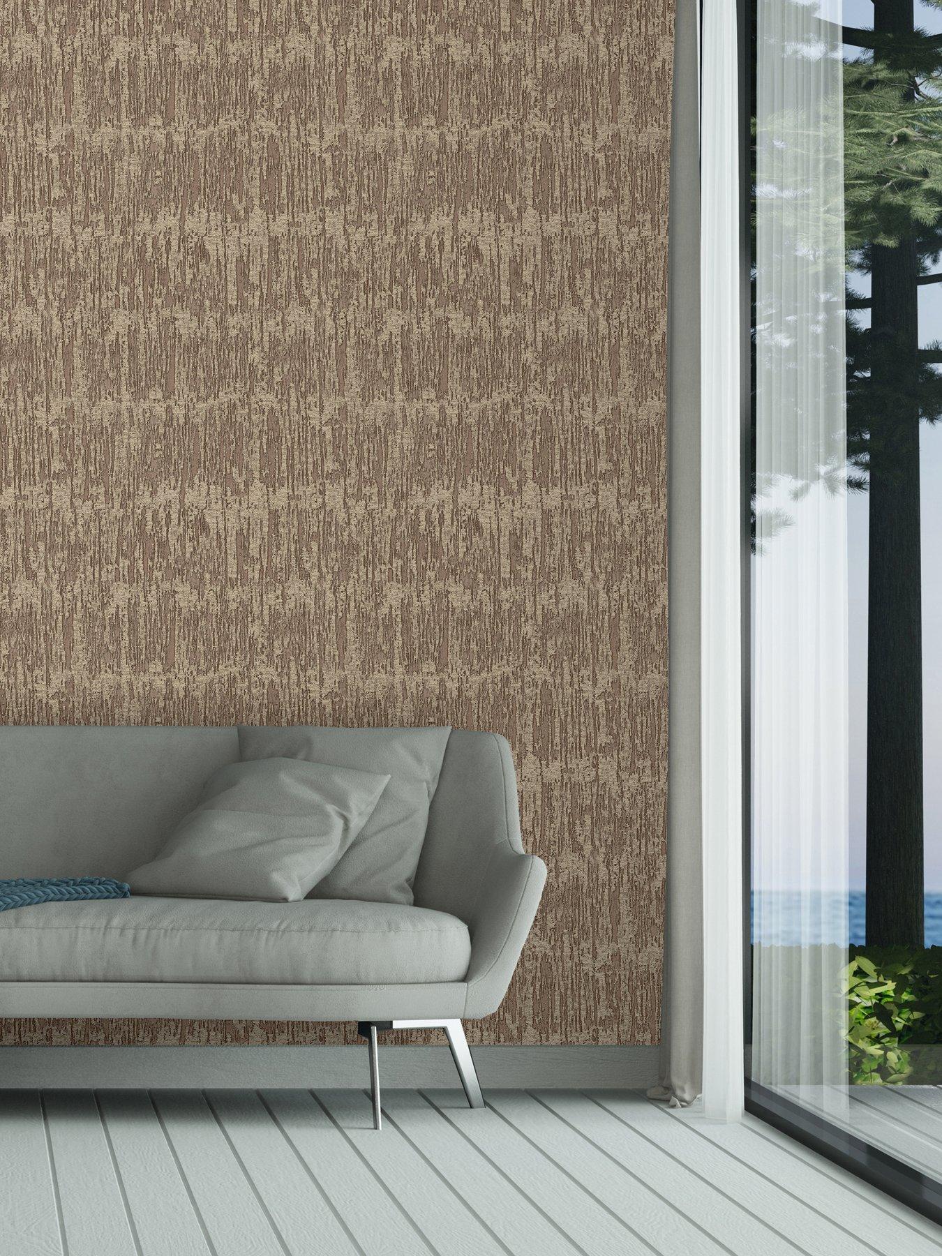 Image 1 of 5 of Design ID Did Natural Slate Bronze Wallpaper