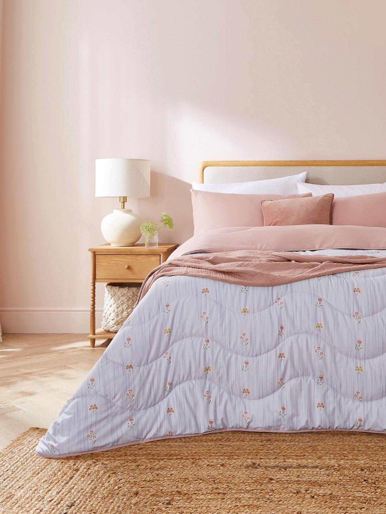 Night Lark Seasonal Vintage Stripes Coverless Duvet set 6 Tog