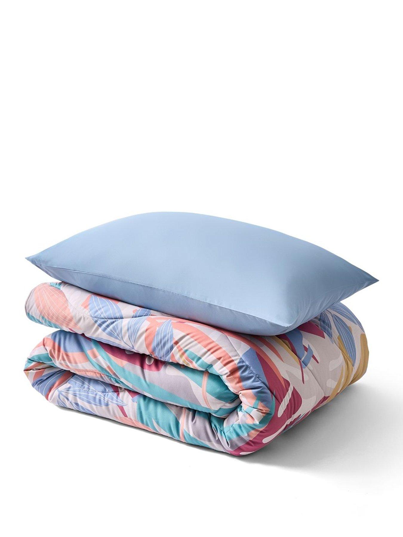 Image 2 of 7 of Night Lark Sunset Palms Coverless Duvet Set 6 Tog includes Pillowcases