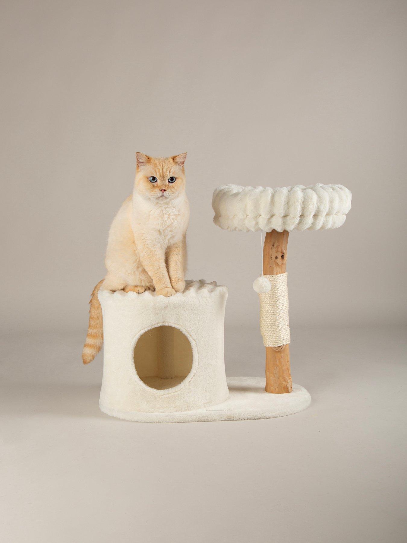  image of scruffs-himalayas-cat-scratching-tree-cream