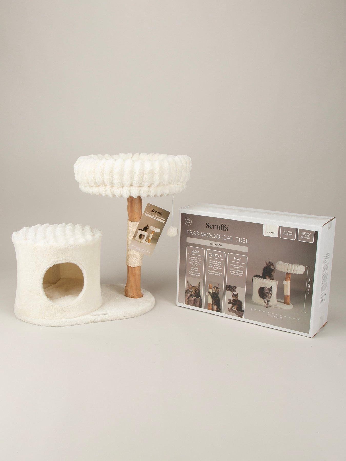  image of scruffs-himalayas-cat-scratching-tree-cream
