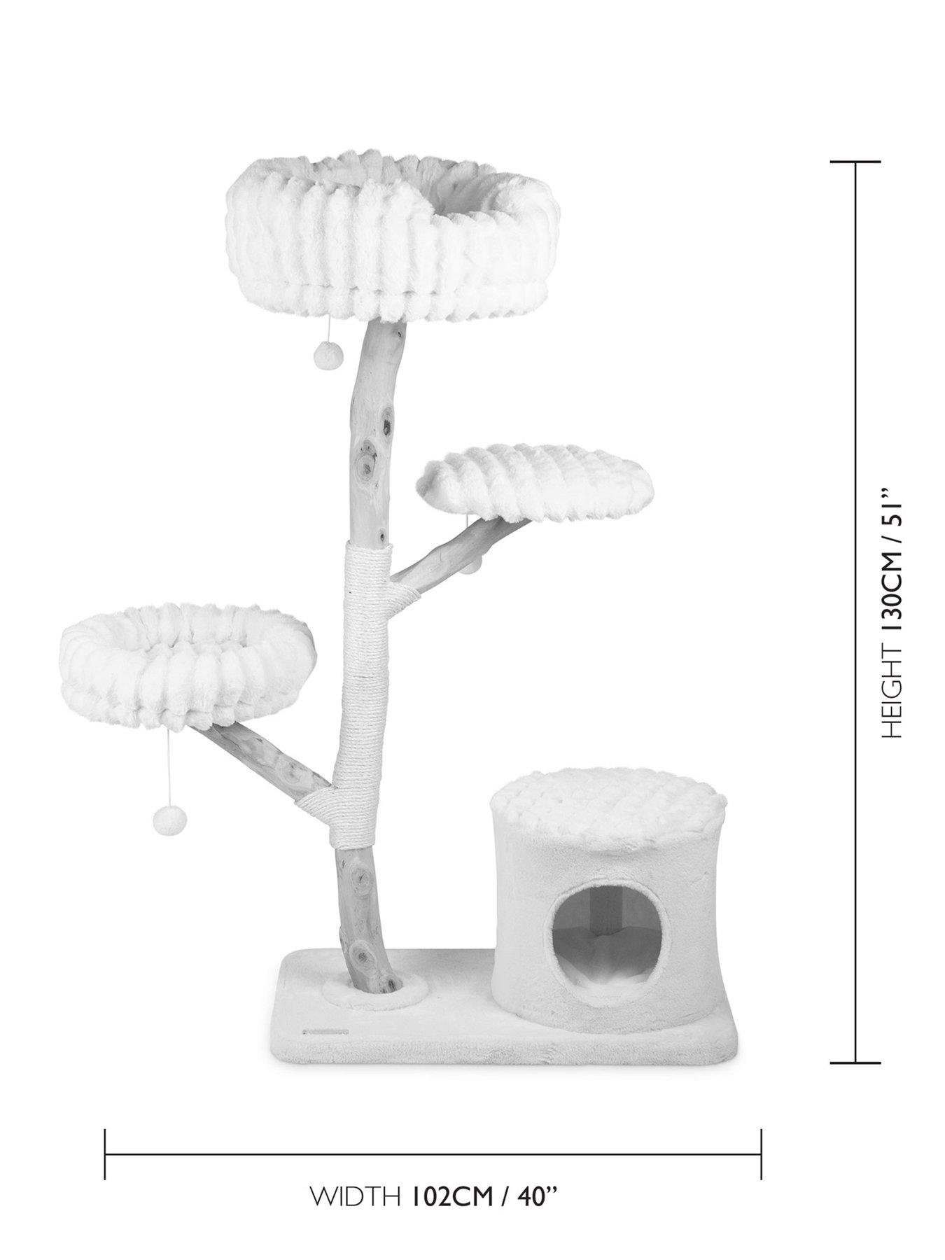 Image 7 of 7 of Scruffs Pyrenees Cat Scratching Tree - Taupe