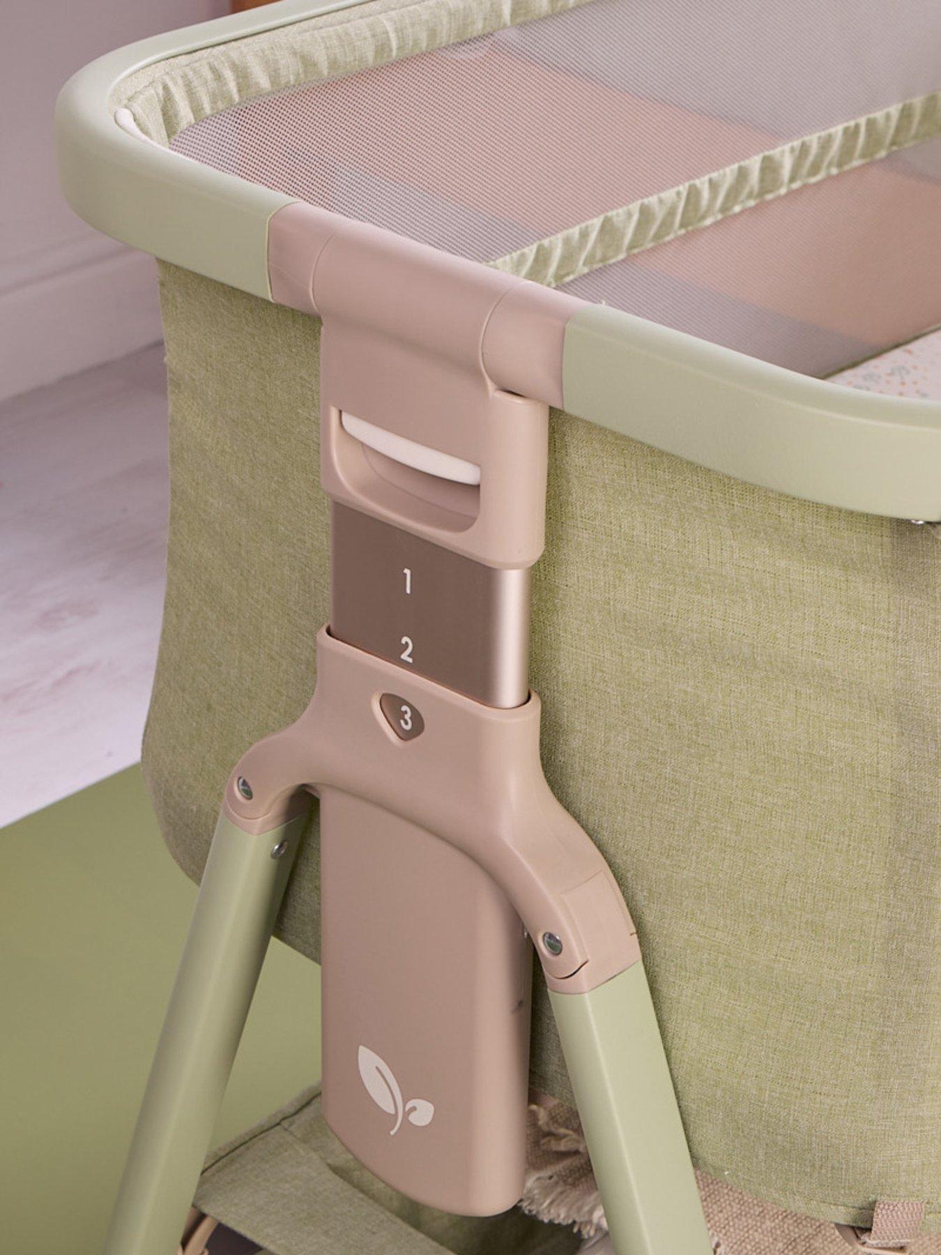  image of tutti-bambini-cozee-zen-bedside-crib-eucalyptus