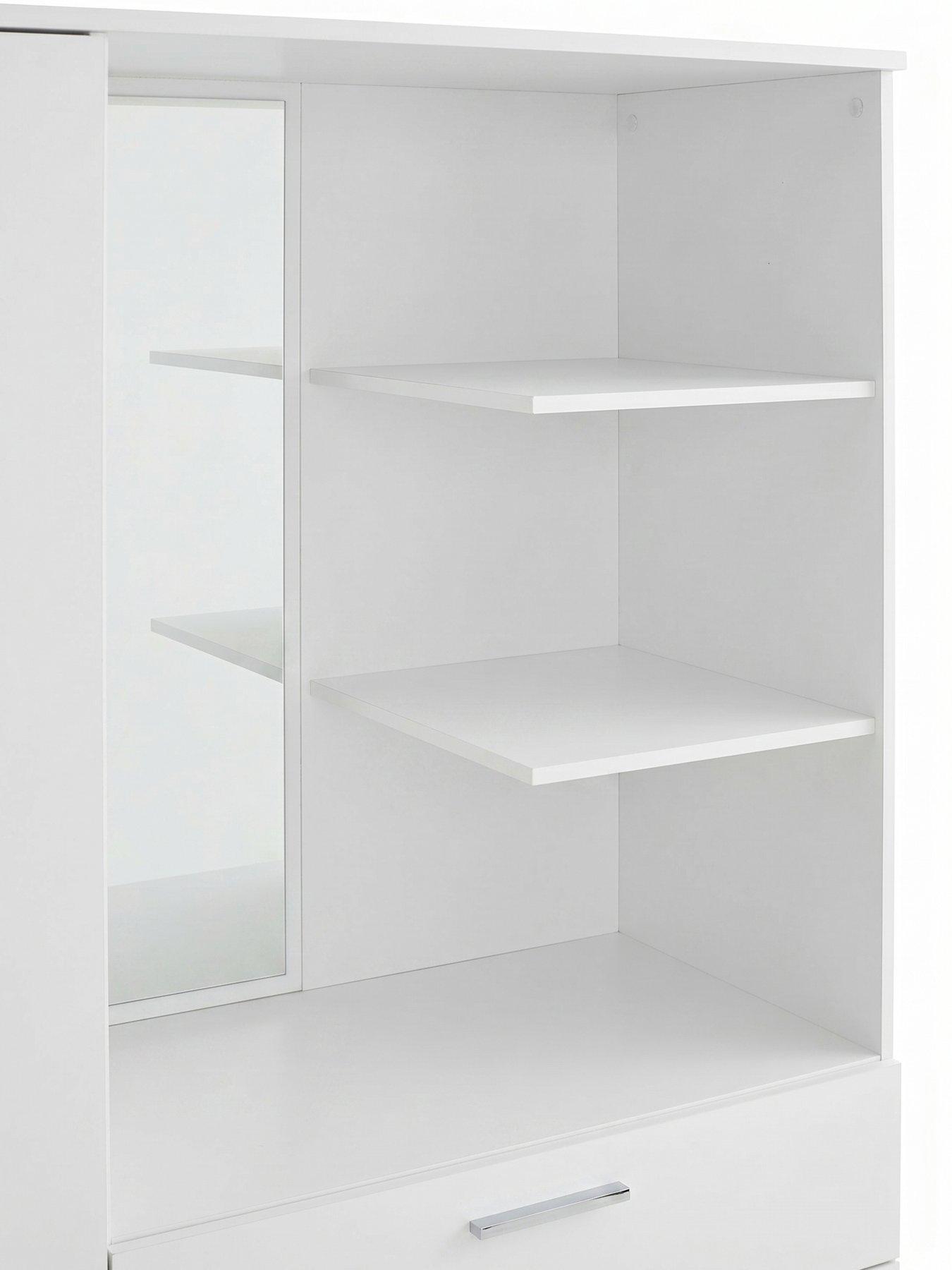 Image 7 of 7 of The Very Collection Panama 3 Door 4 Drawer Combi Wardrobe - White - FSC&reg; Certified