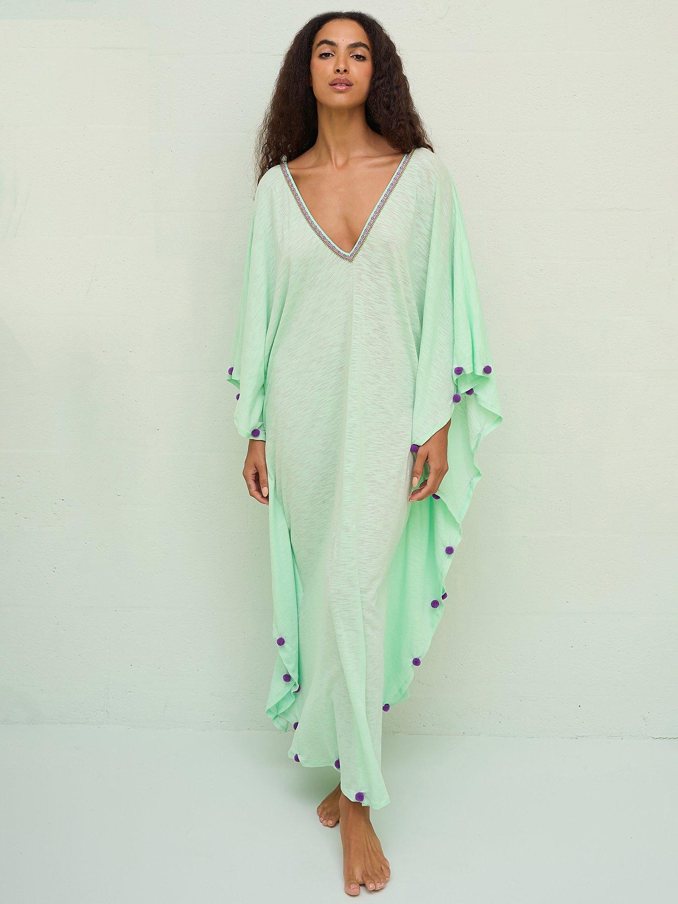 PITUSA Colourblock Pom Pom Sevillana - Aqua
