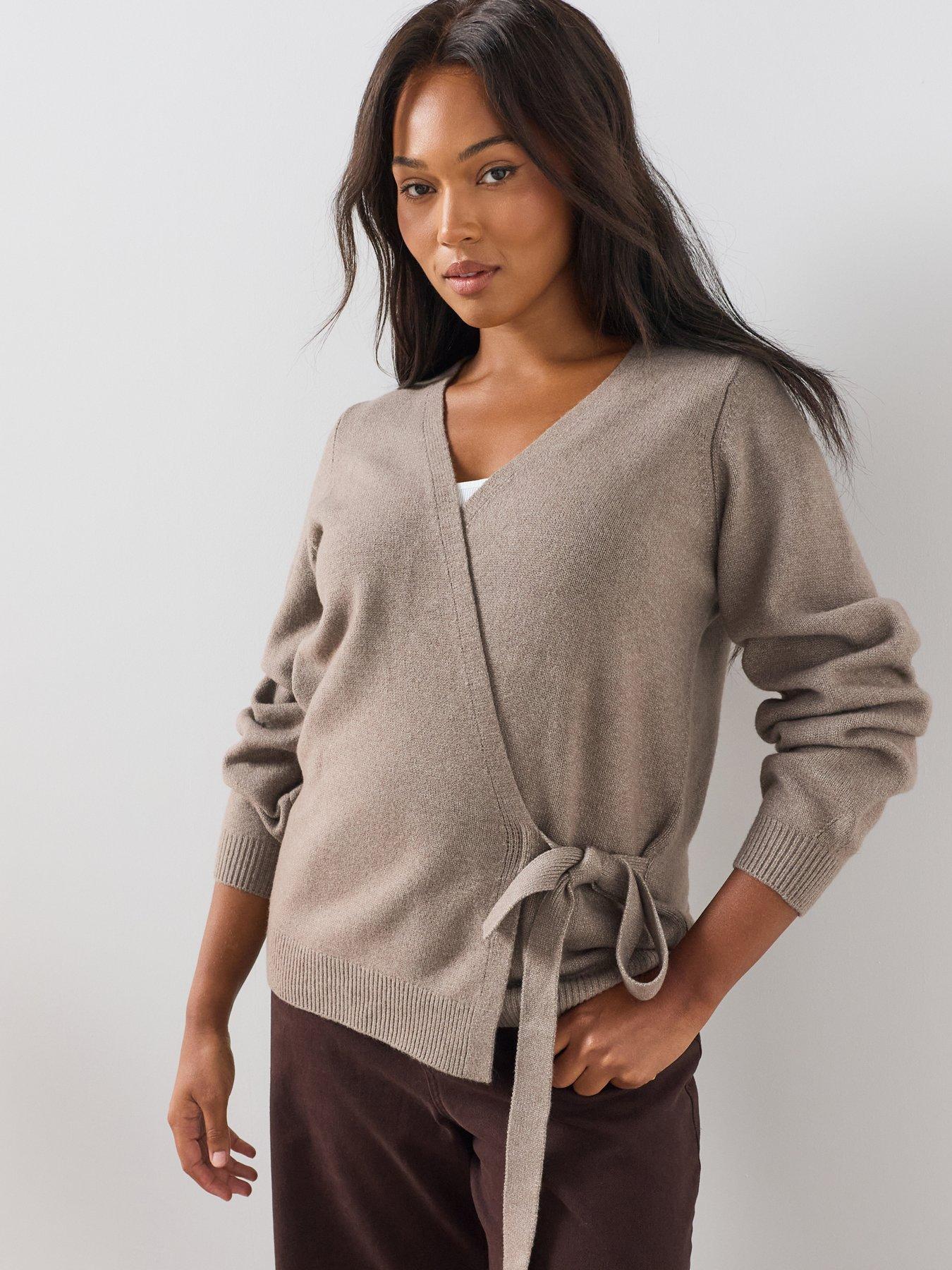 Image 1 of 6 of The Very Collection Curve Wrap Longline Jumper