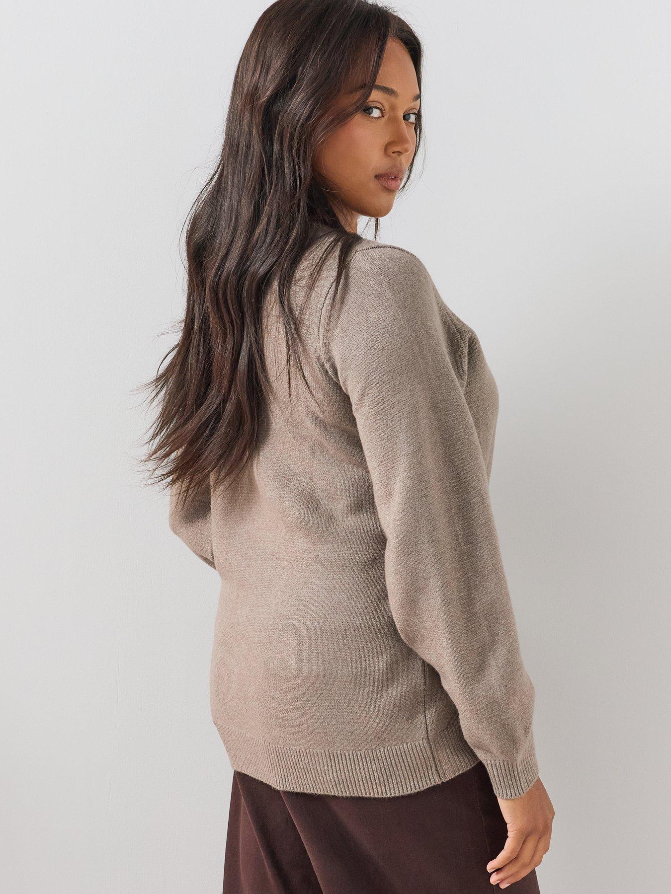 Image 2 of 6 of The Very Collection Curve Wrap Longline Jumper