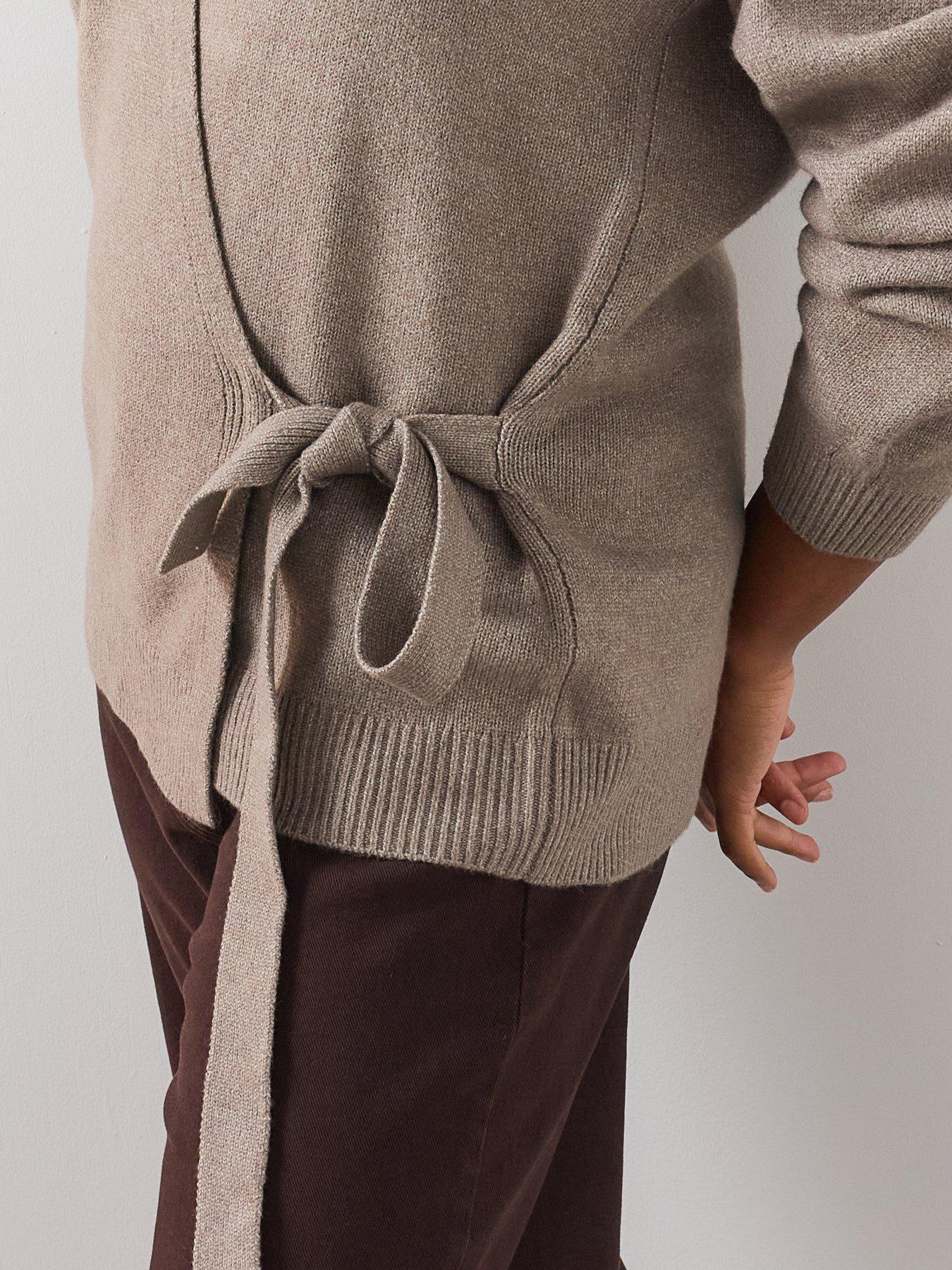 Image 4 of 6 of The Very Collection Curve Wrap Longline Jumper