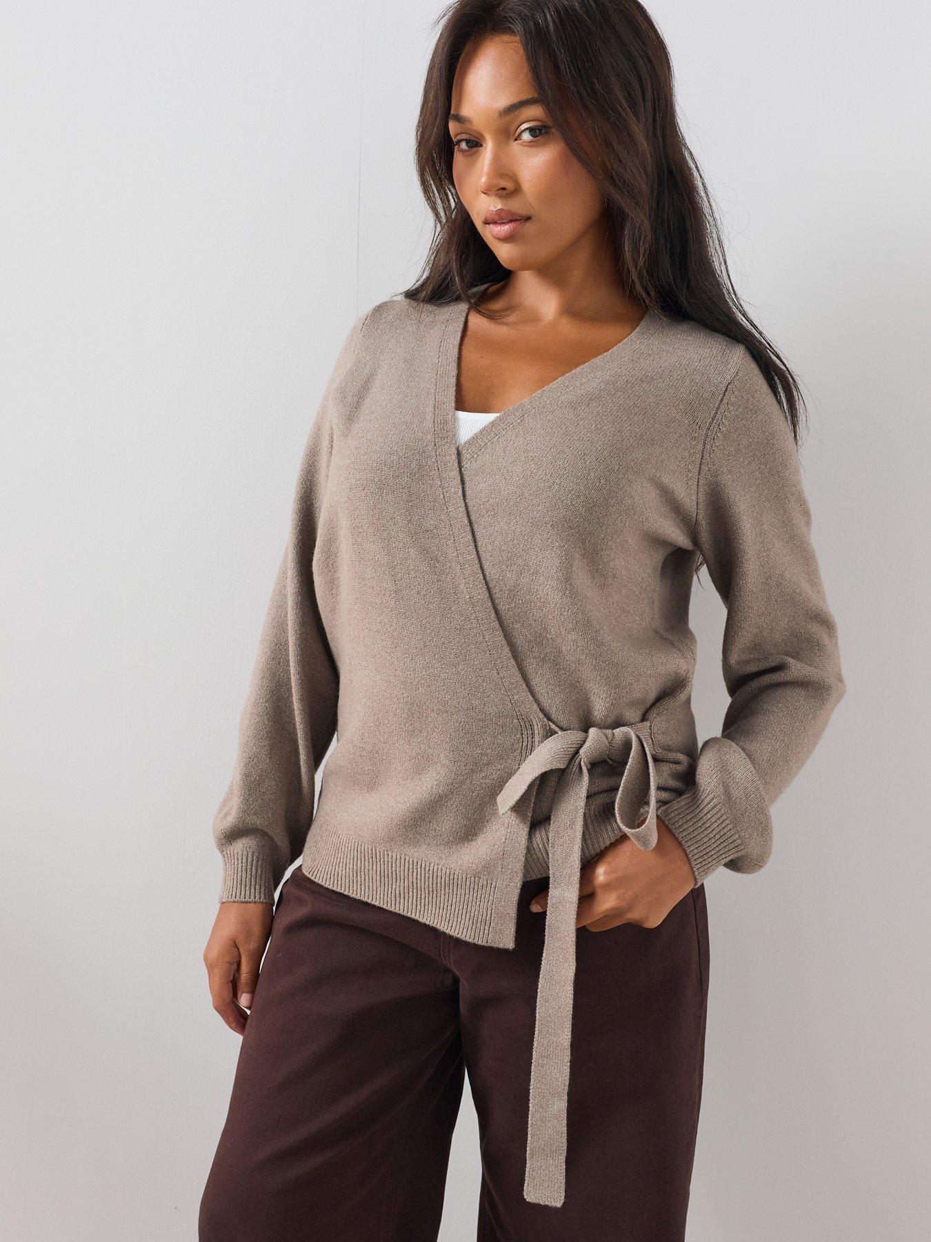 Image 6 of 6 of The Very Collection Curve Wrap Longline Jumper