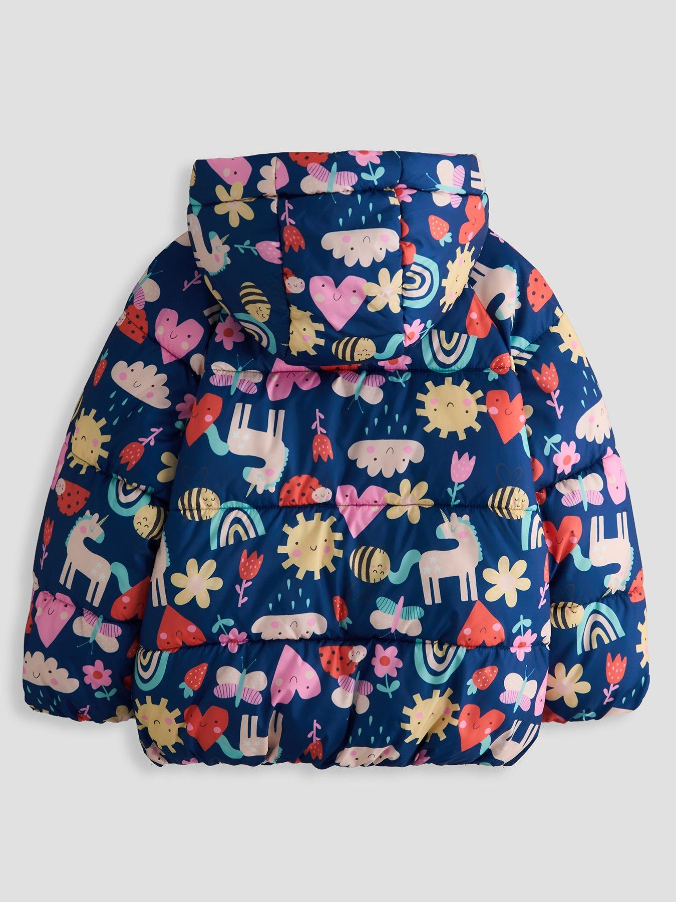 Image 2 of 6 of The Very Collection Girls Printed Padded Jacket (9 months - 7 years) - Print