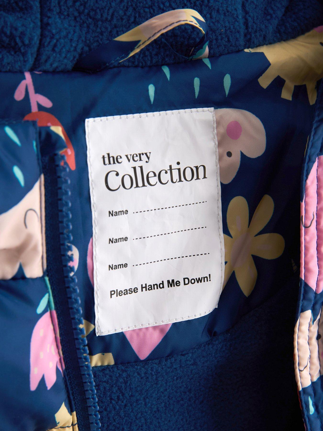 Image 3 of 6 of The Very Collection Girls Printed Padded Jacket (9 months - 7 years) - Print