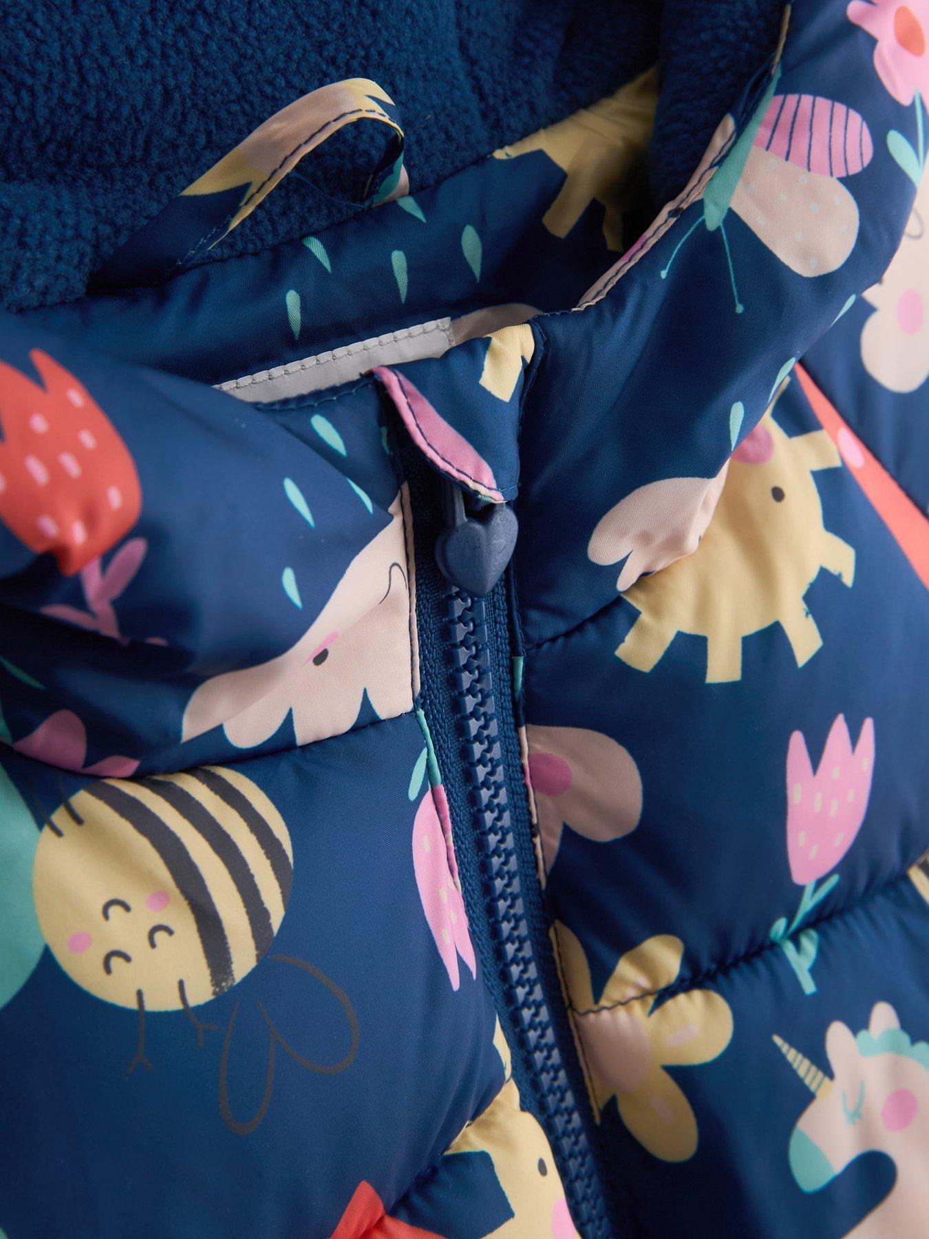 Image 5 of 6 of The Very Collection Girls Printed Padded Jacket (9 months - 7 years) - Print
