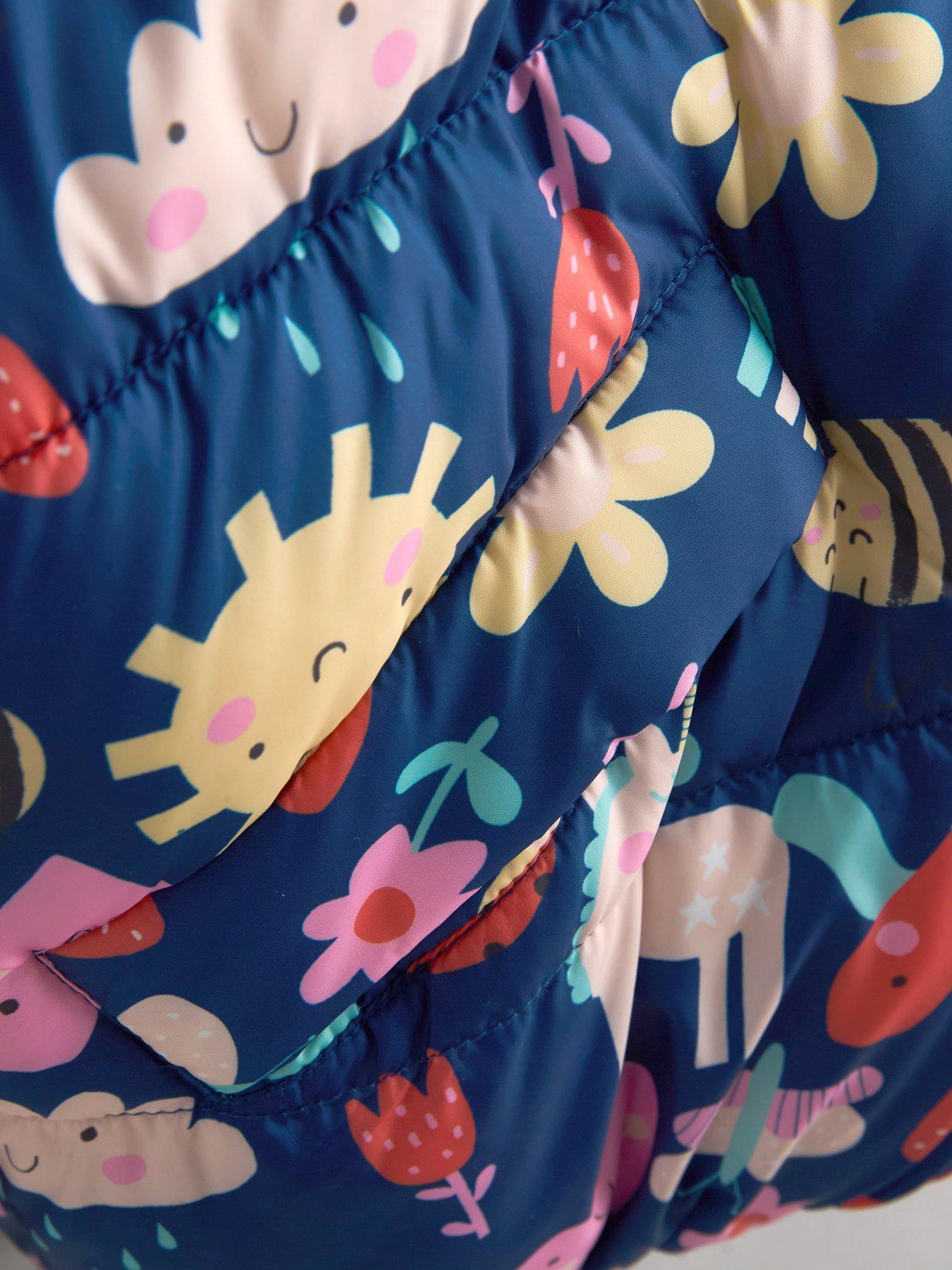 Image 6 of 6 of The Very Collection Girls Printed Padded Jacket (9 months - 7 years) - Print