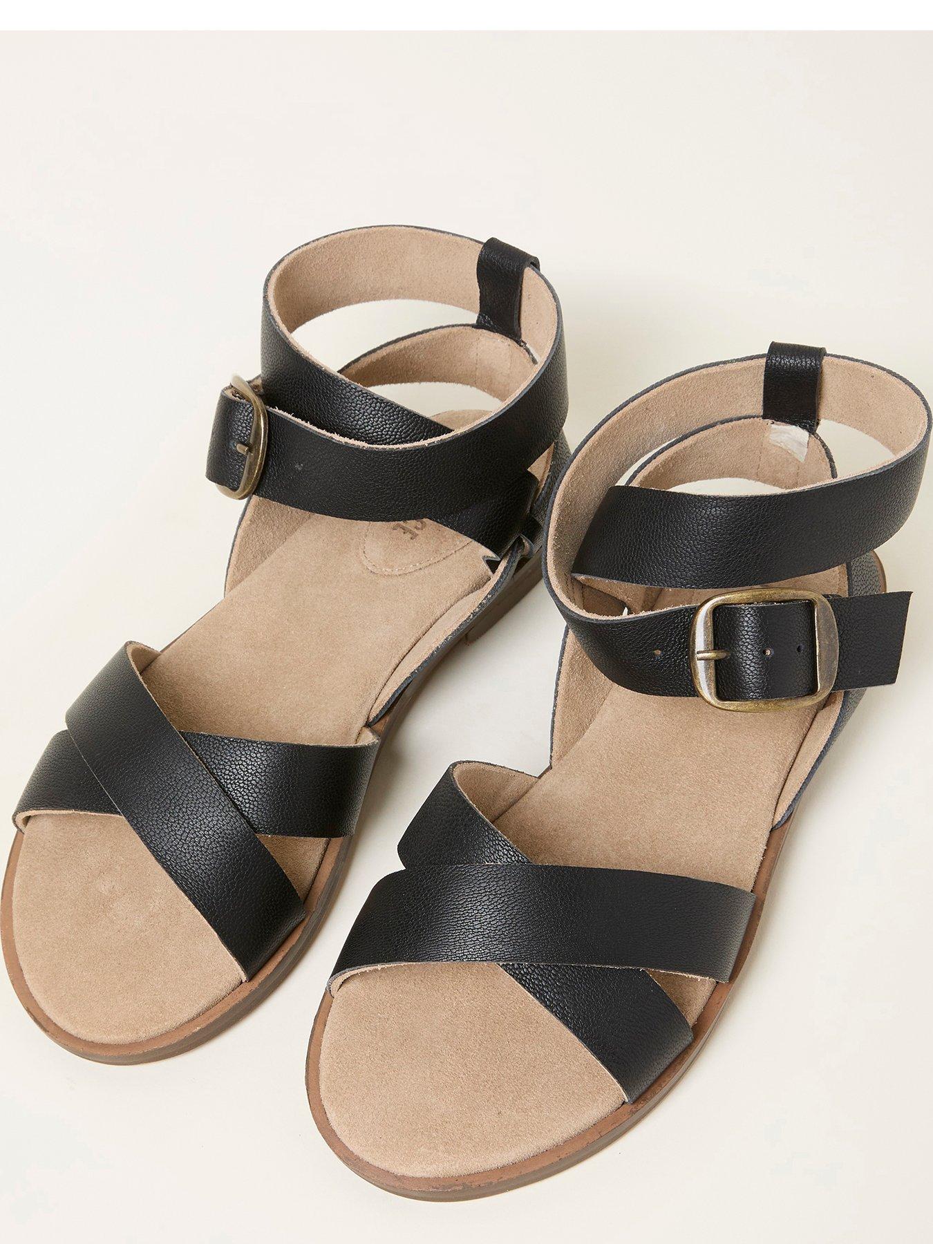  image of fatface-crossover-gladiator-black