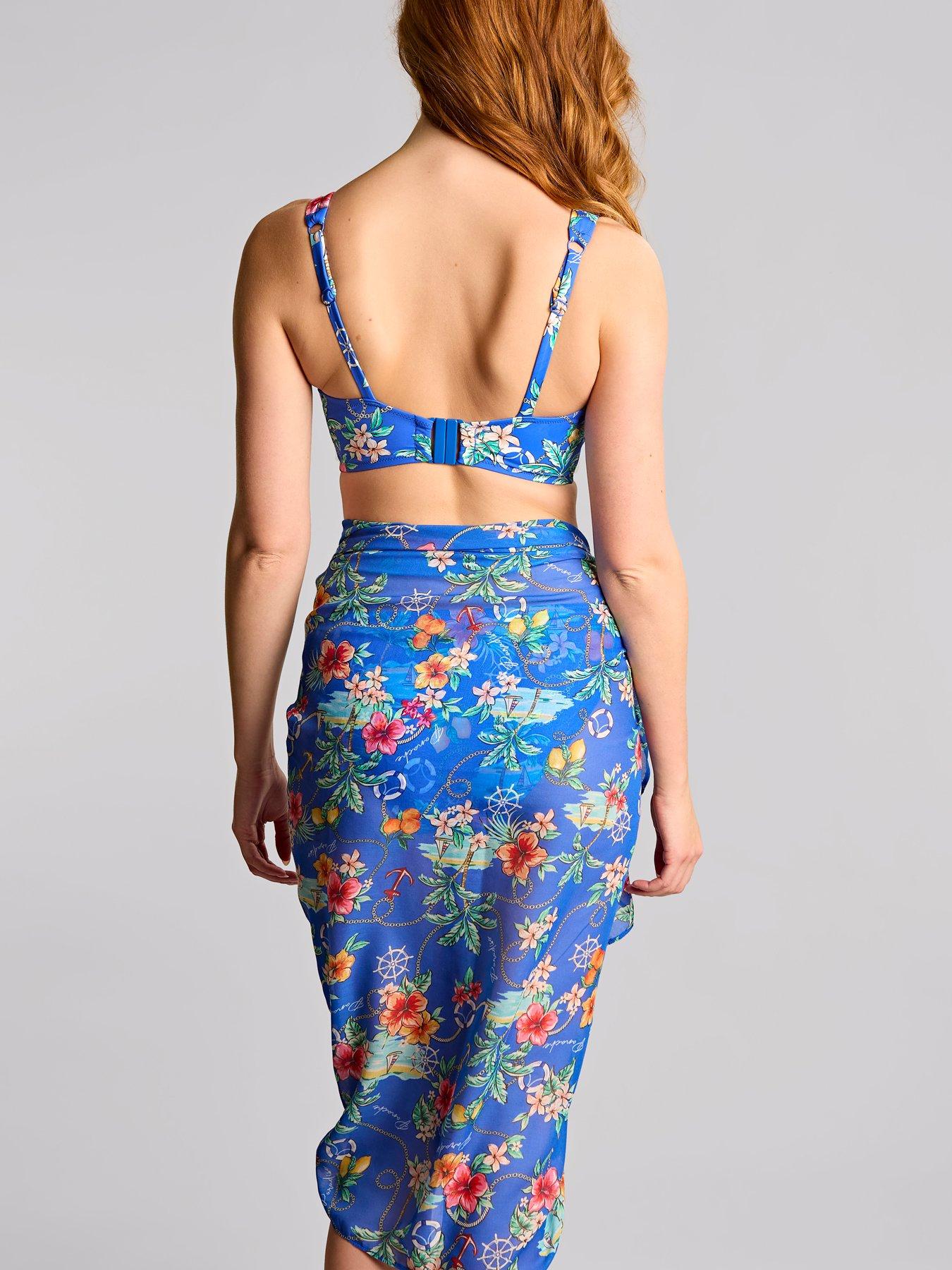 Image 2 of 3 of Panache Paradiso Print Aimee Sarong