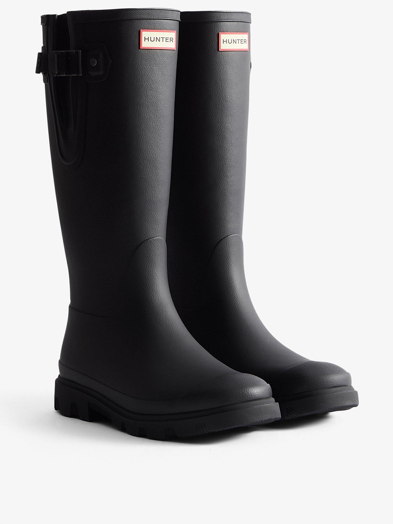  image of hunter-unisex-downpour-adjustable-boot