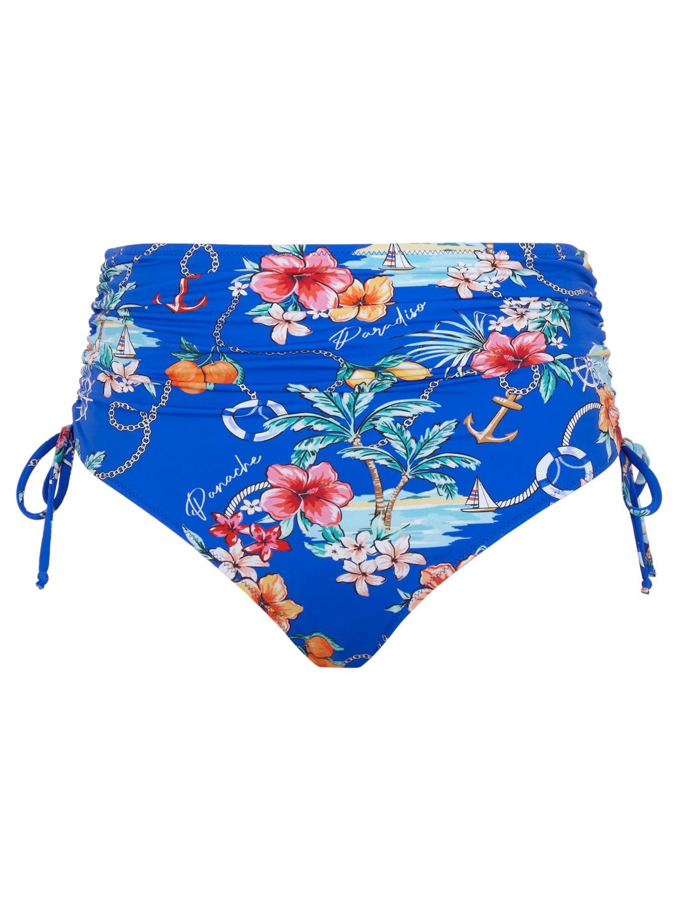 Image 5 of 6 of Panache Paradiso Print Midi Bikini Brief